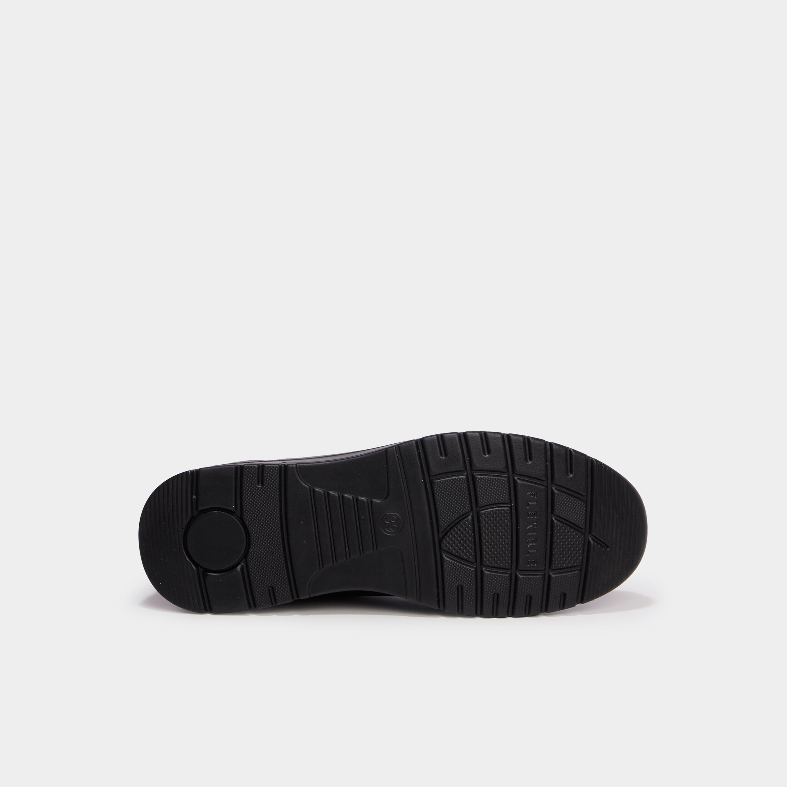 Baskets zipp&eacute;es confort noir femme