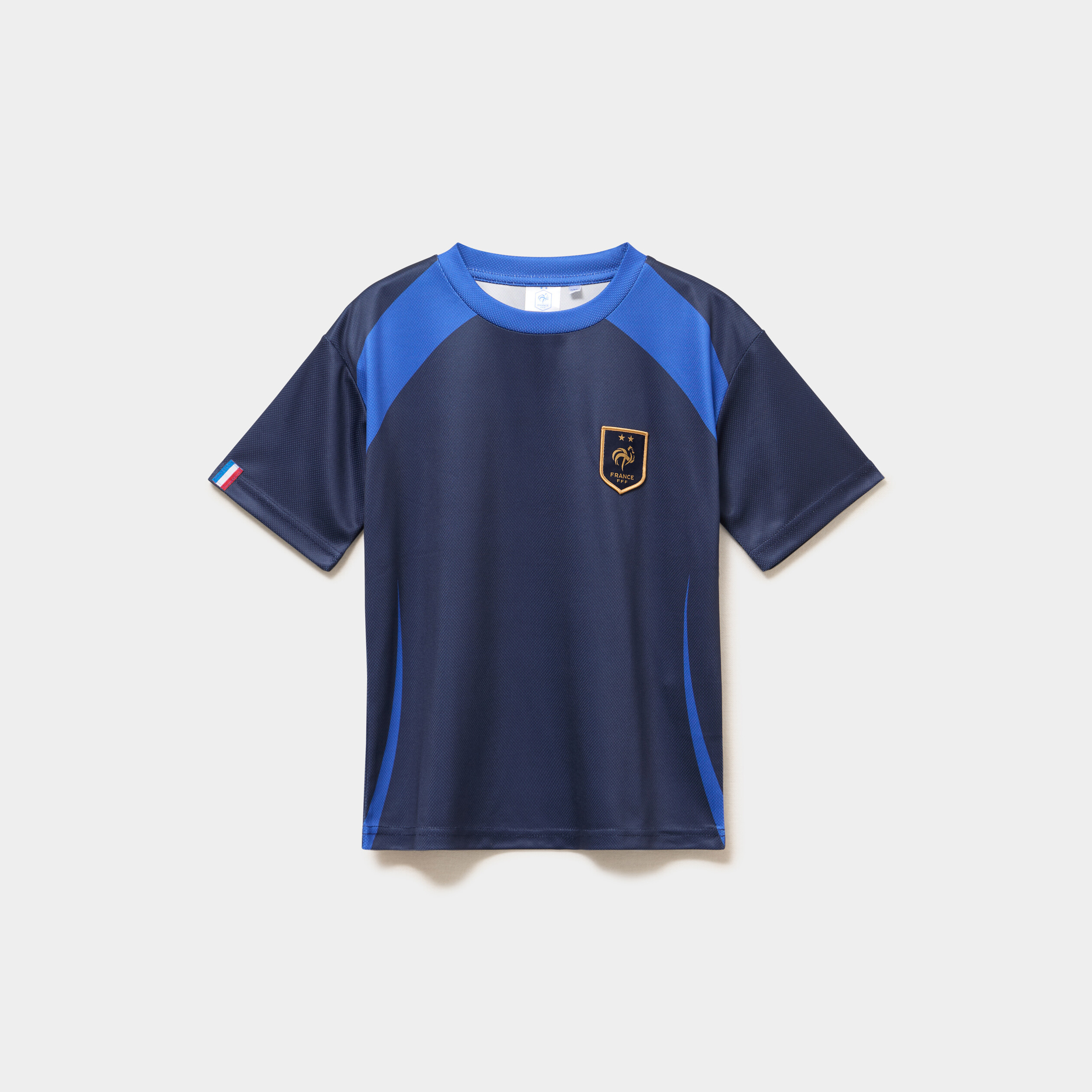 Maillot de football France bleu marine gar&ccedil;on