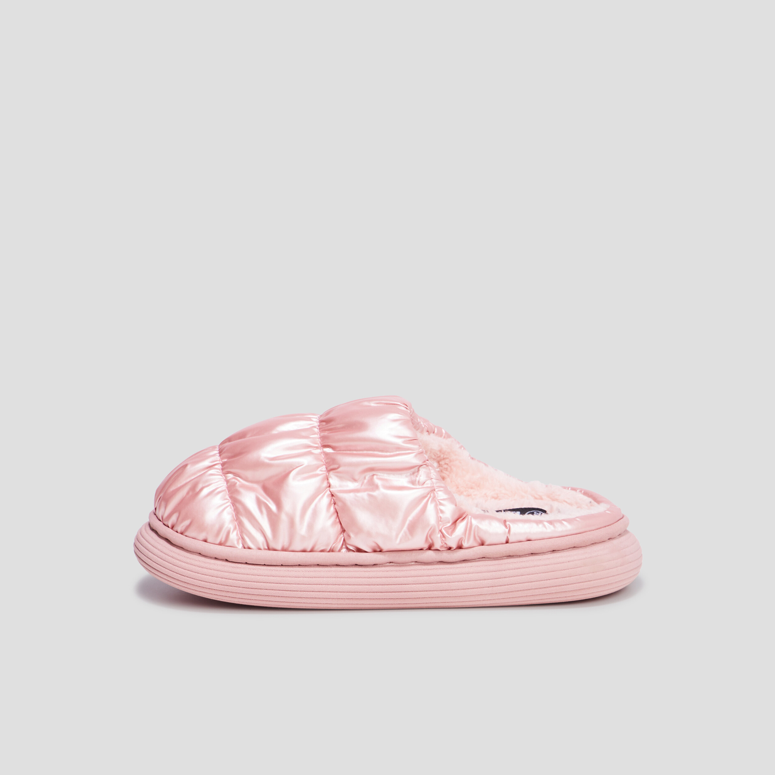 Chaussons mules matelassés Liberto rose fille