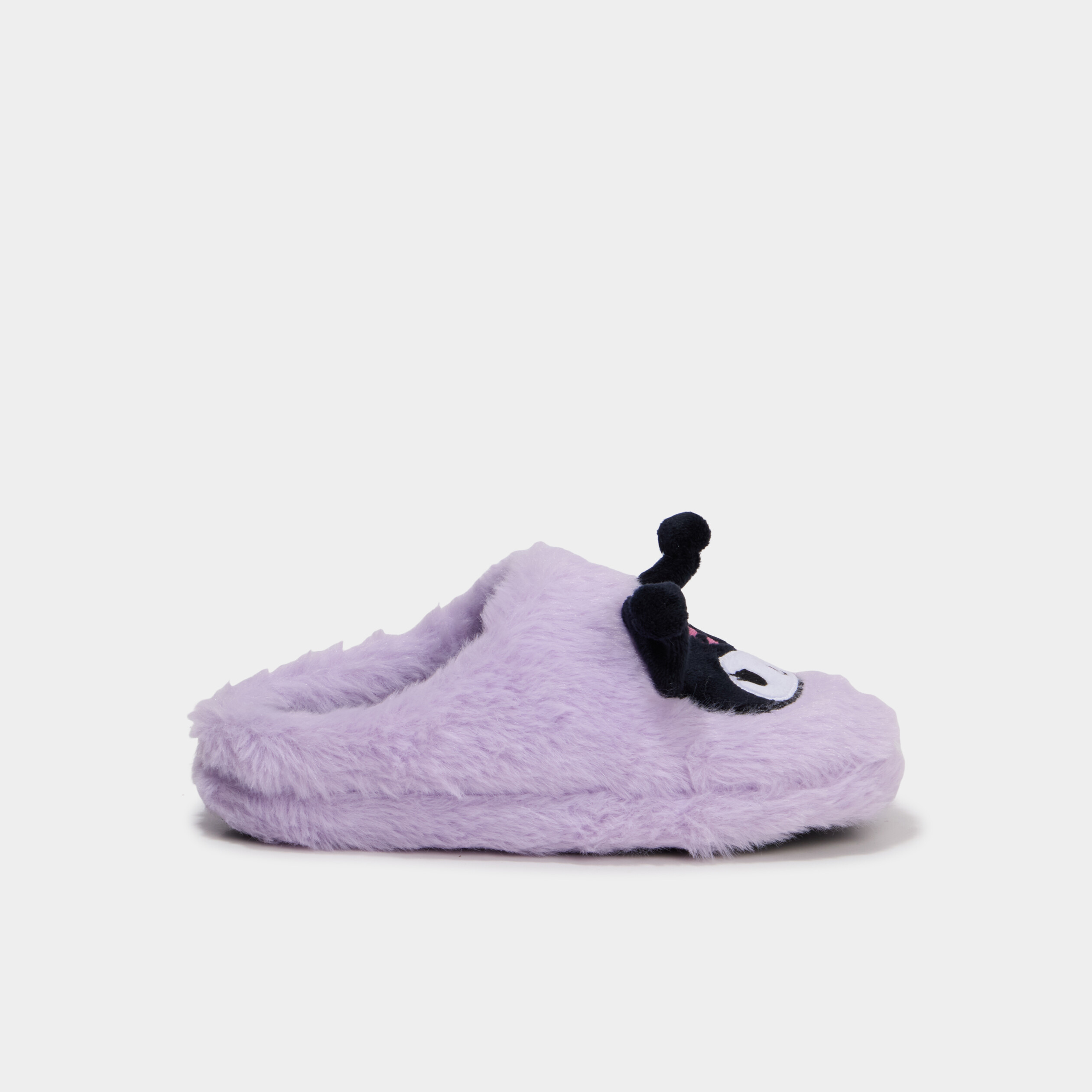 Chaussons fausse fourrure Kuromi multicolore fille