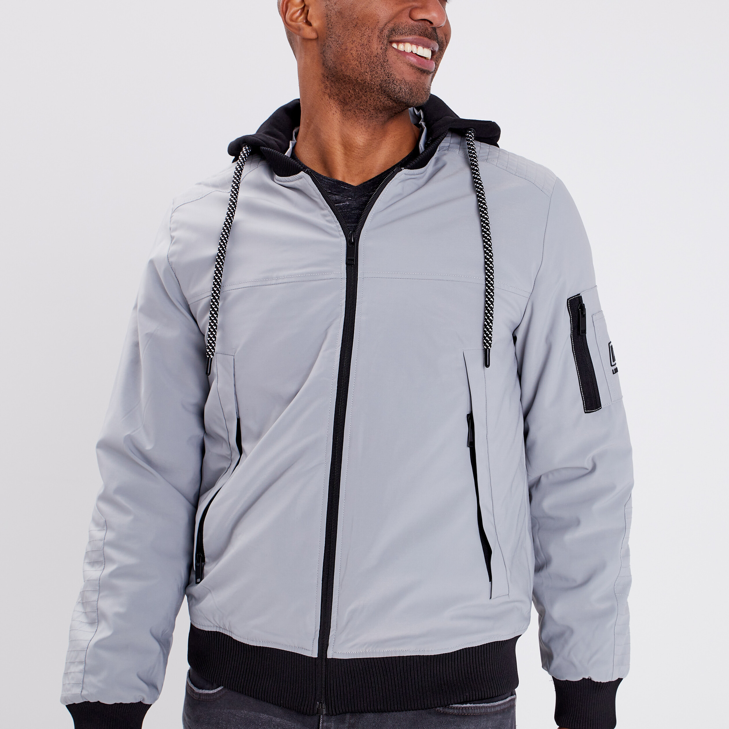Bombers capuche homme outlet