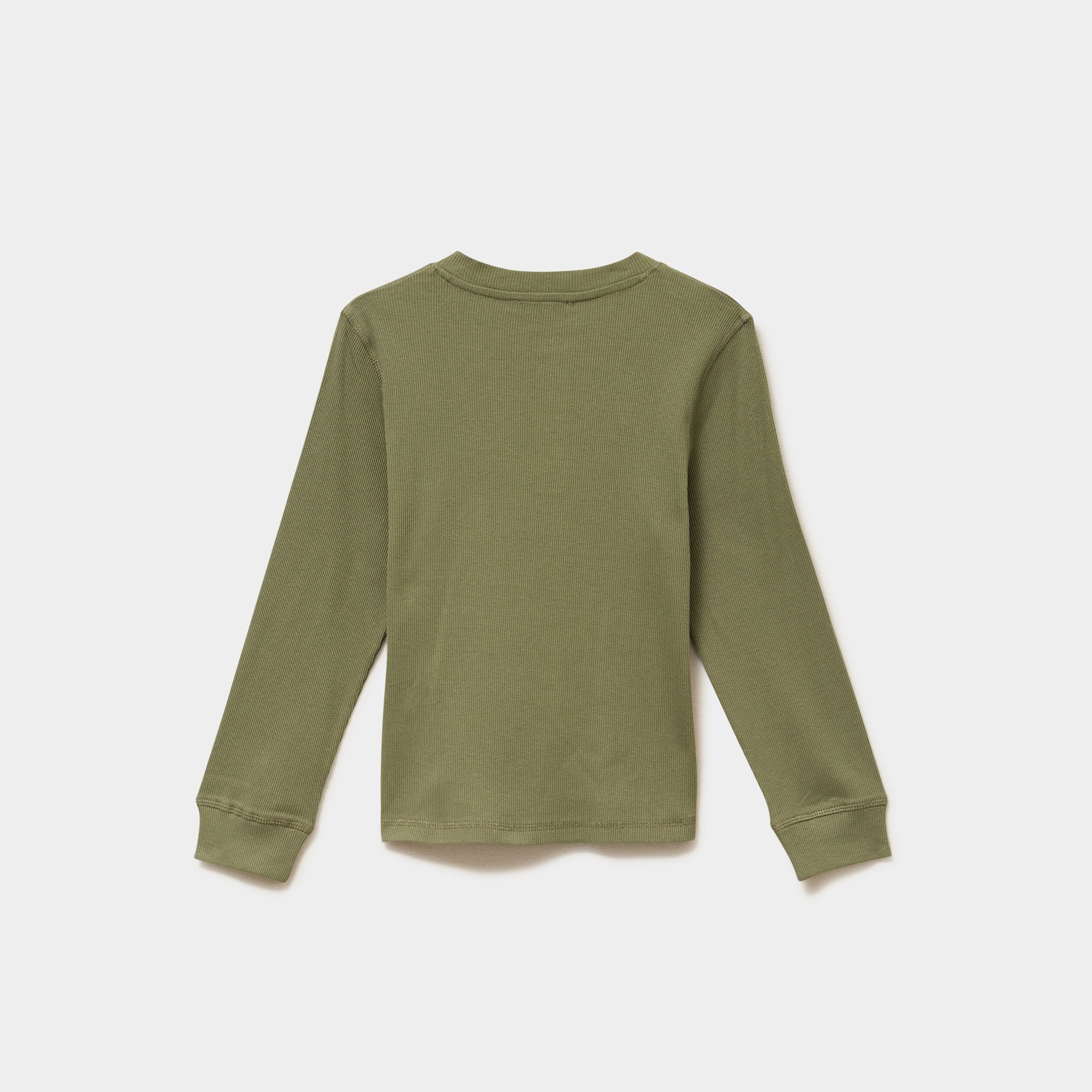 Ensemble pyjama c&ocirc;tel&eacute; pantalon t-shirt vert kaki gar&ccedil;on