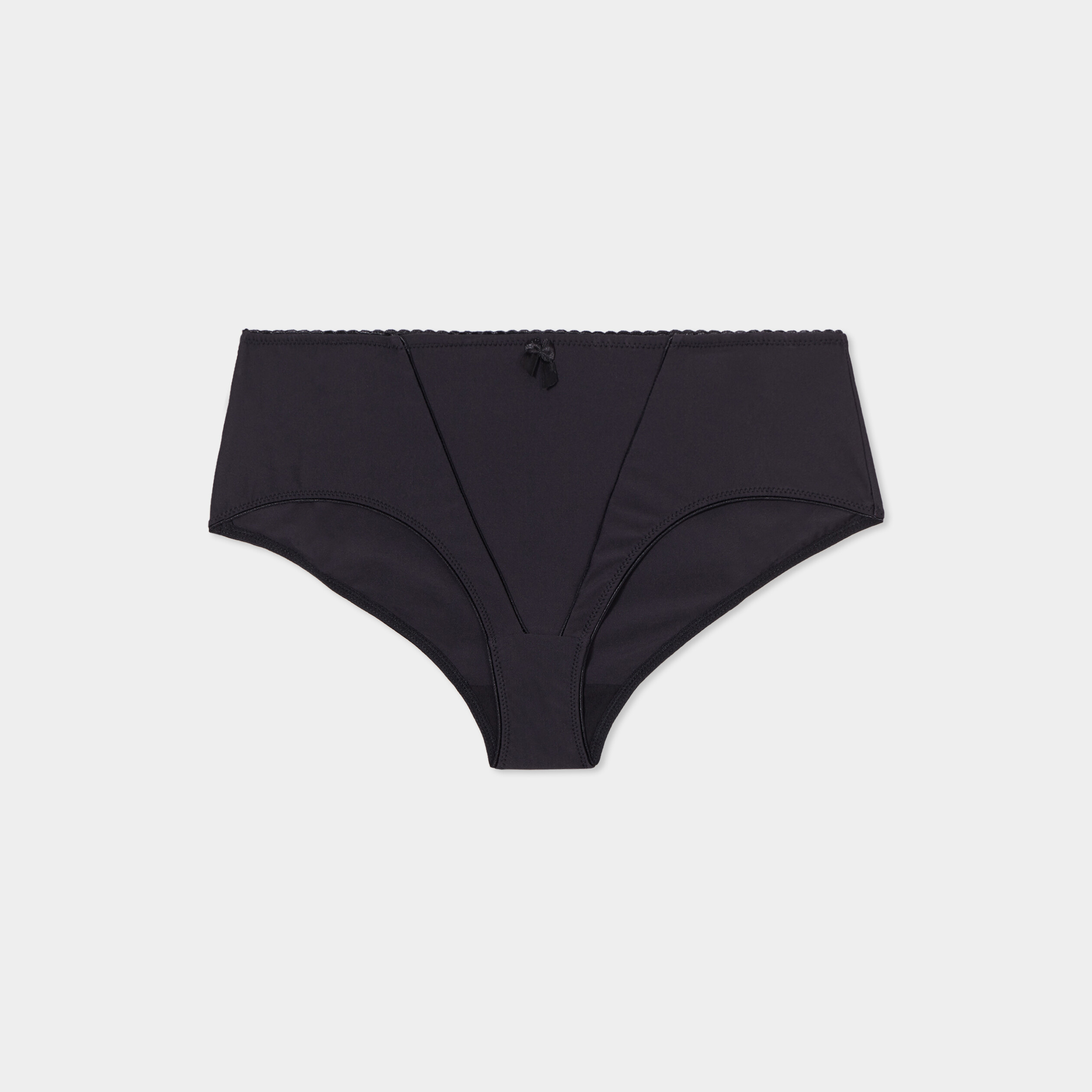 culotte effet gainant microfibre noir femme Culotte effet gainant microfibre noir femme
