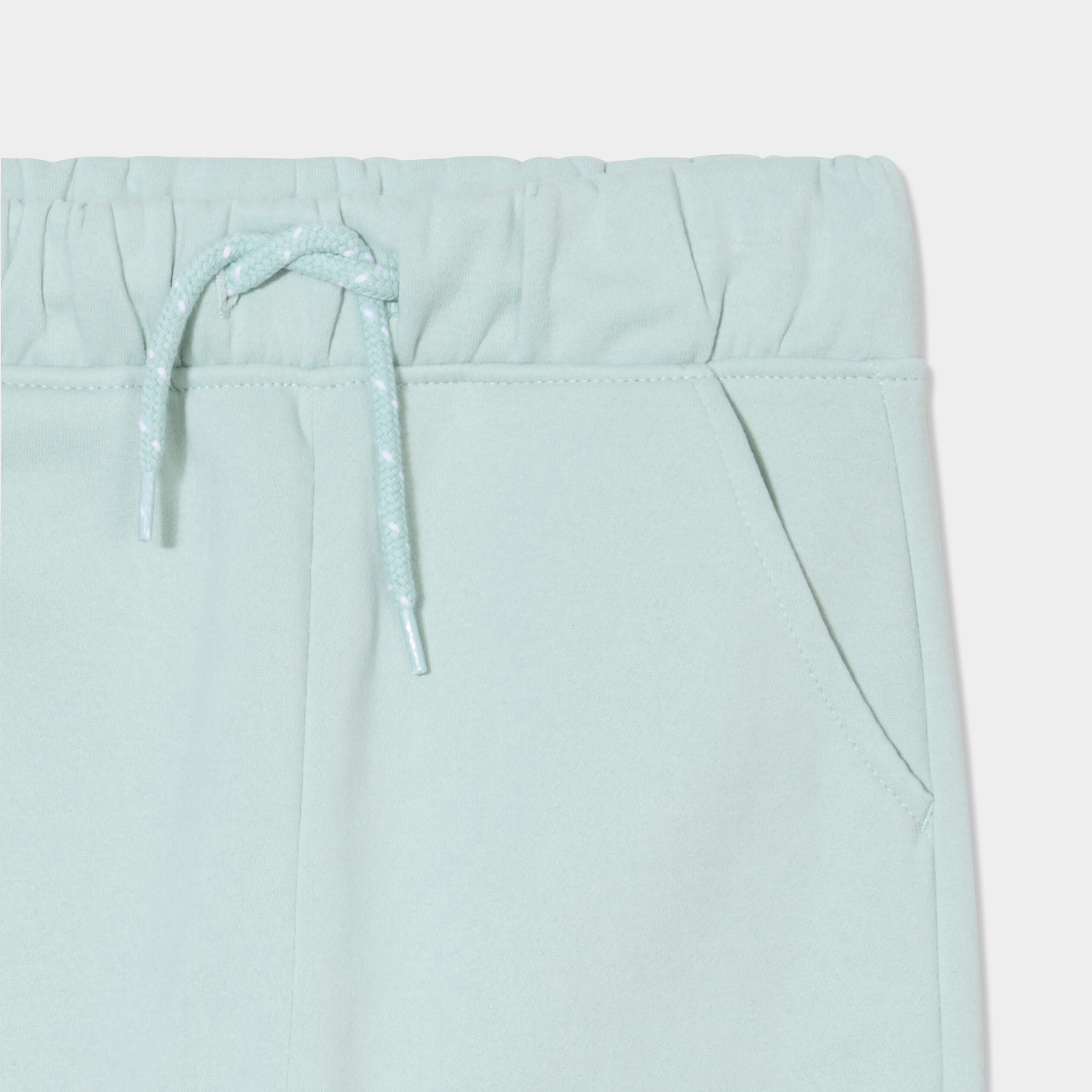 Pantalon de jogging molleton vert pastel gar&ccedil;on