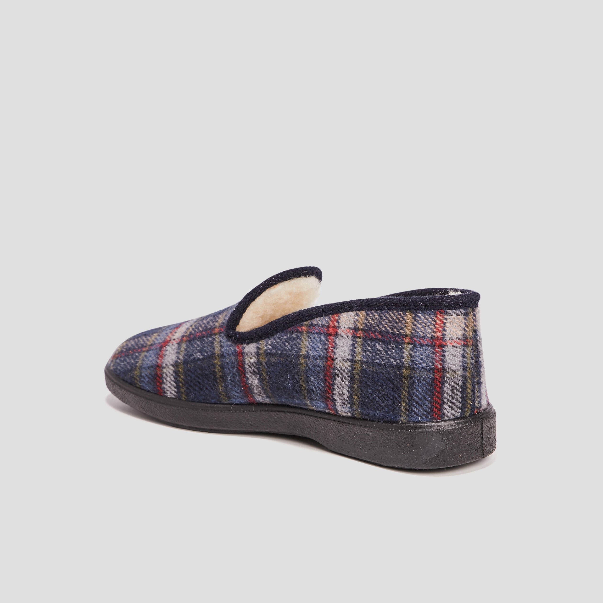 Chaussons bleu marine homme