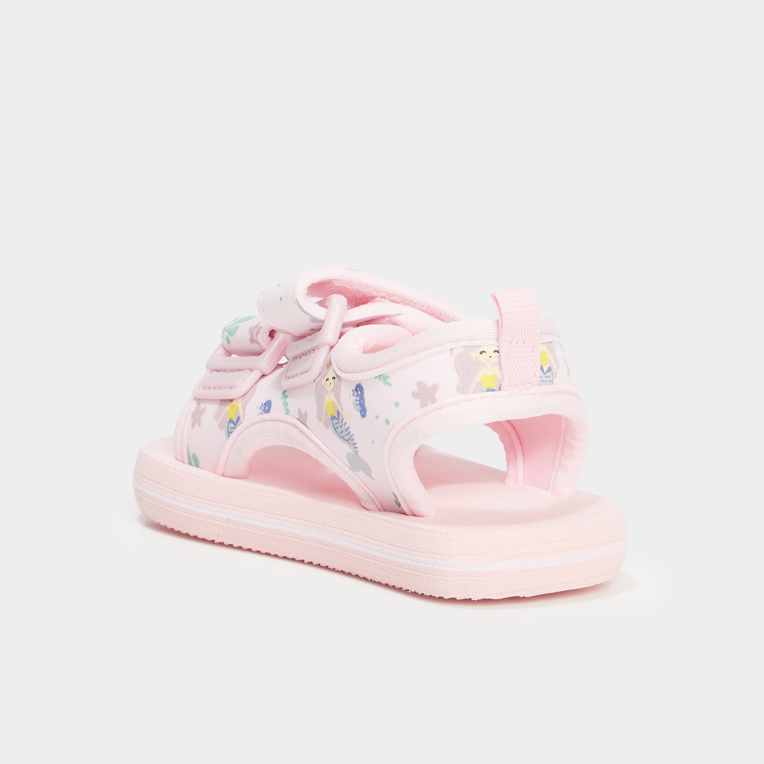 sandales a scratchs multicolore bebef Sandales à scratchs multicolore bébé fille