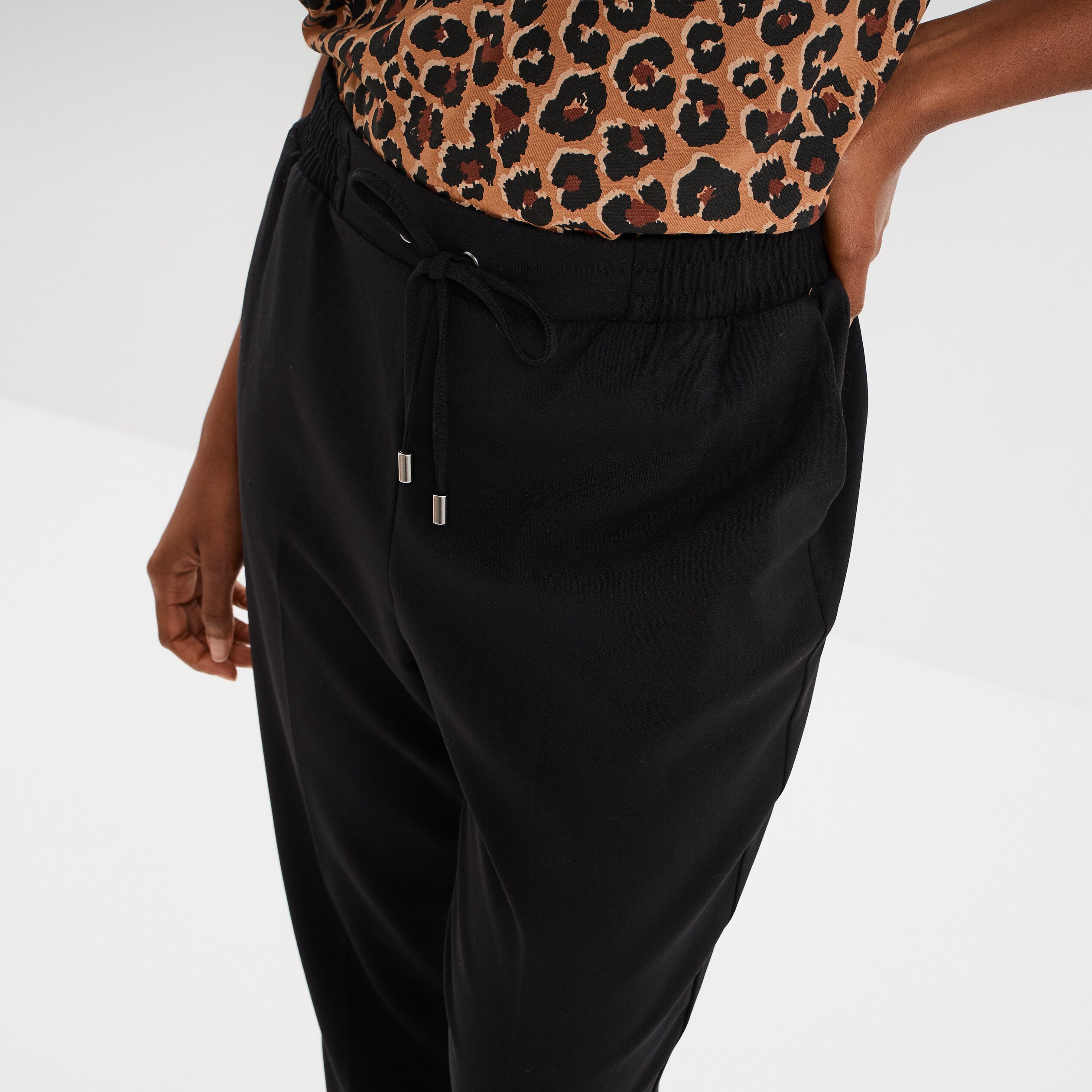 pantalon de jogging chino noir femme Pantalon de jogging chino noir femme