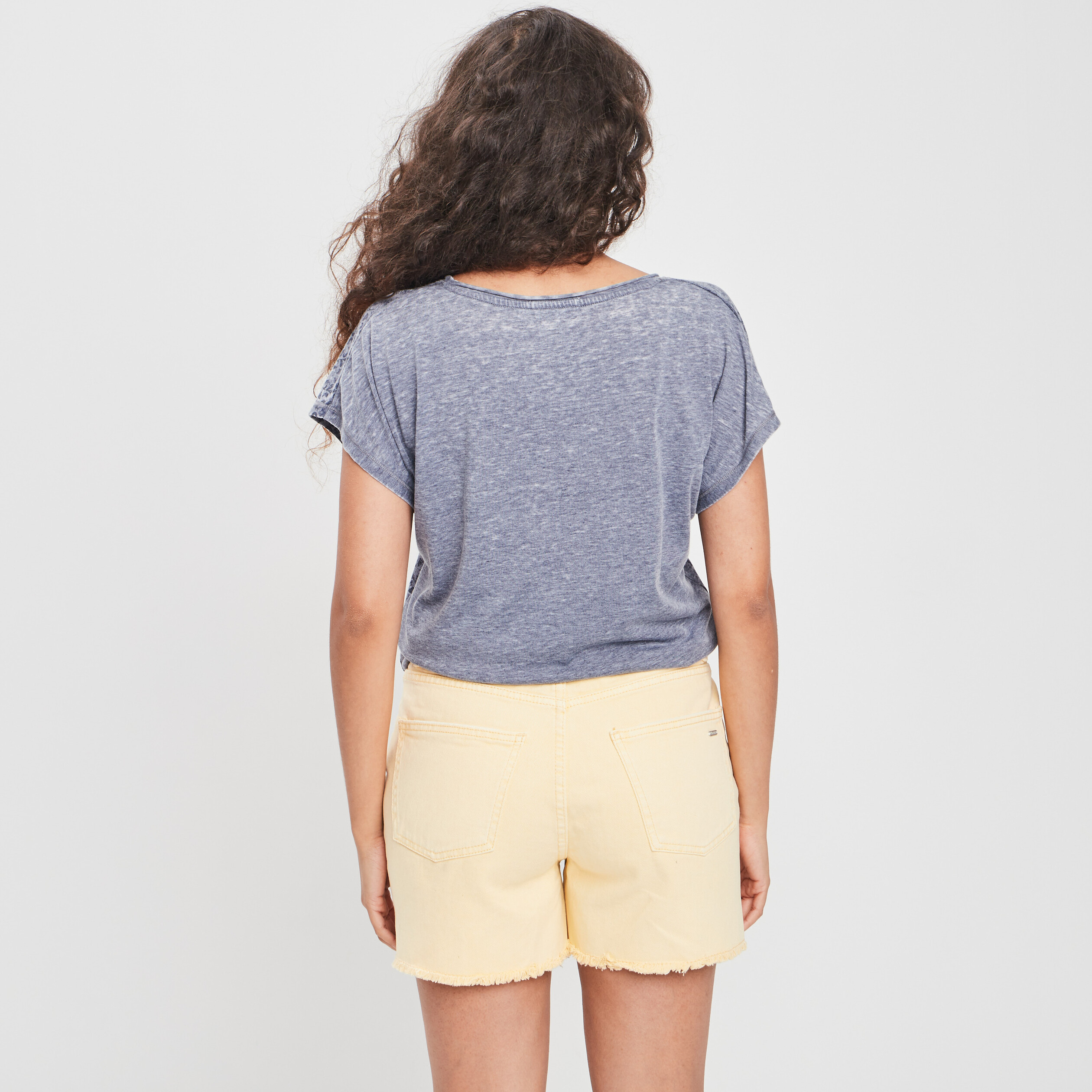 t shirt manches courtes creeks bleu femme T-shirt manches courtes Creeks bleu femme