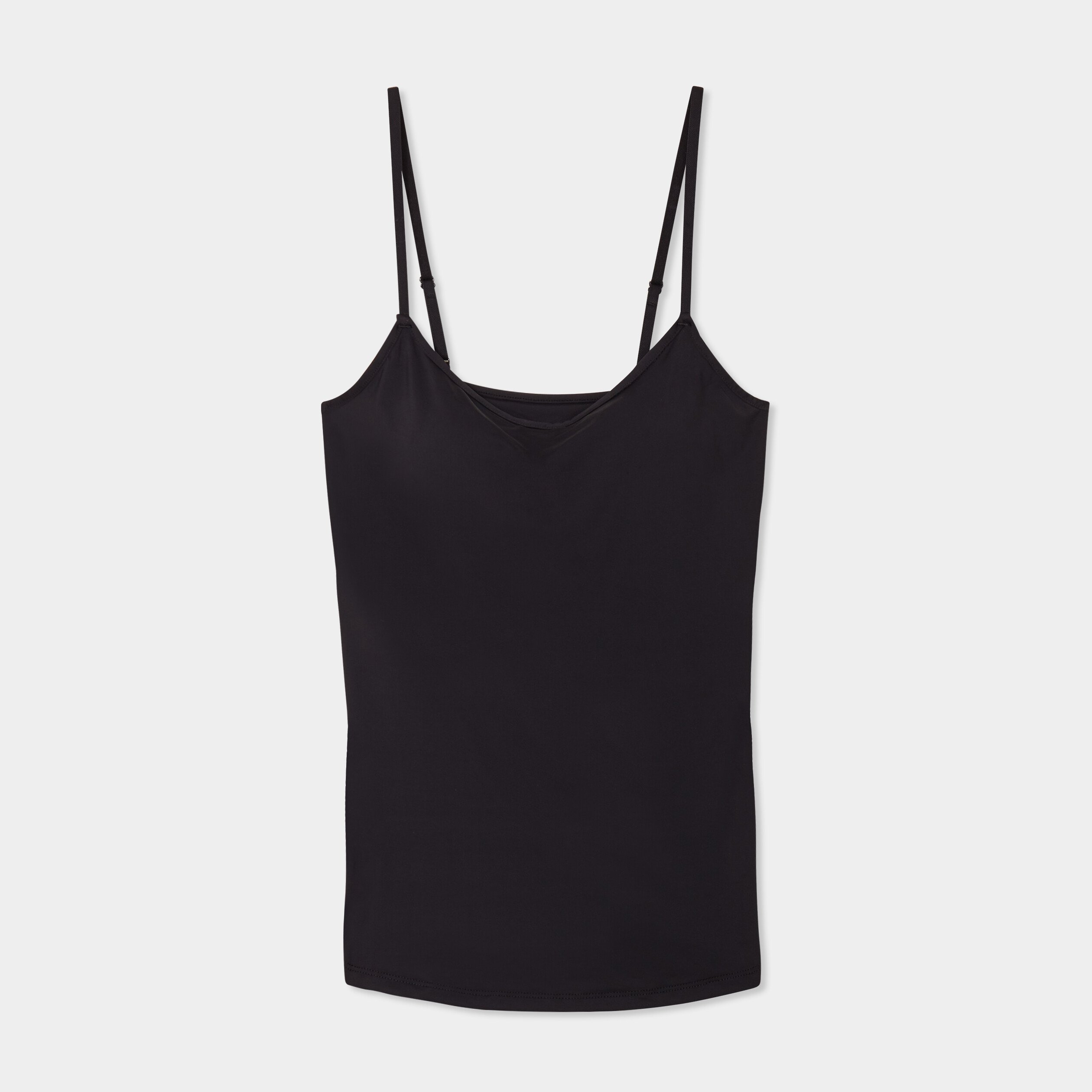 Débardeur soutien-gorge intégré noir femme