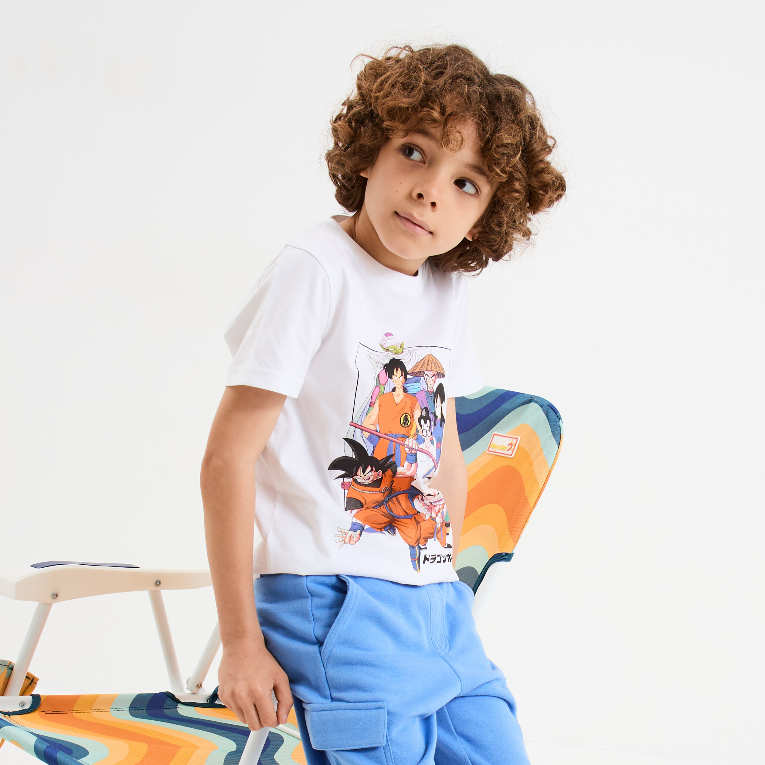 Pyjama Dragon Ball Boutique Dragon Ball Z Dagon Ball Z Ensemble T-shit Et Shot Pou Gaçon, Ensemble Vêtement Bébé Pyjama Homme Dragon Ball Z