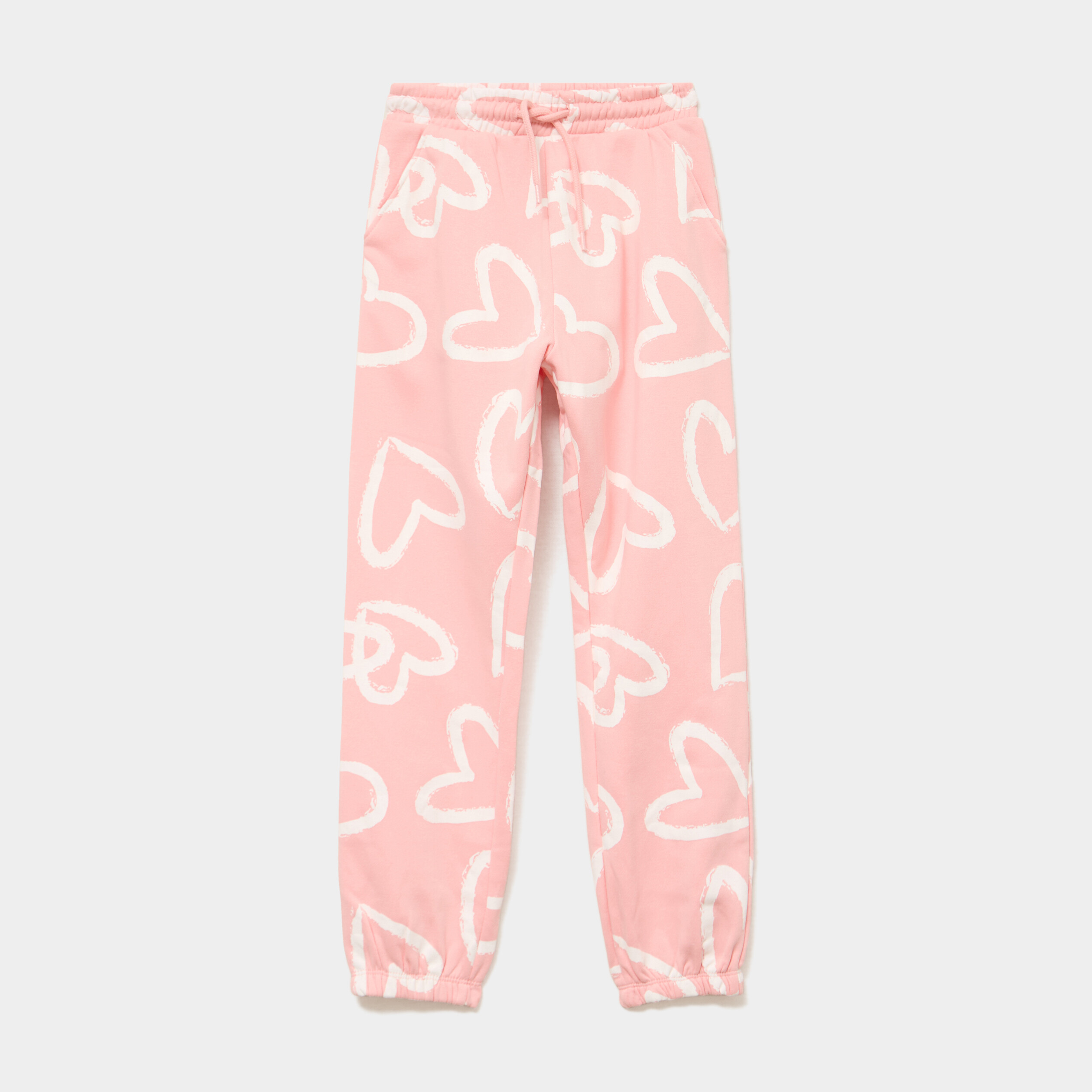 Pantalon de jogging molleton orange fille