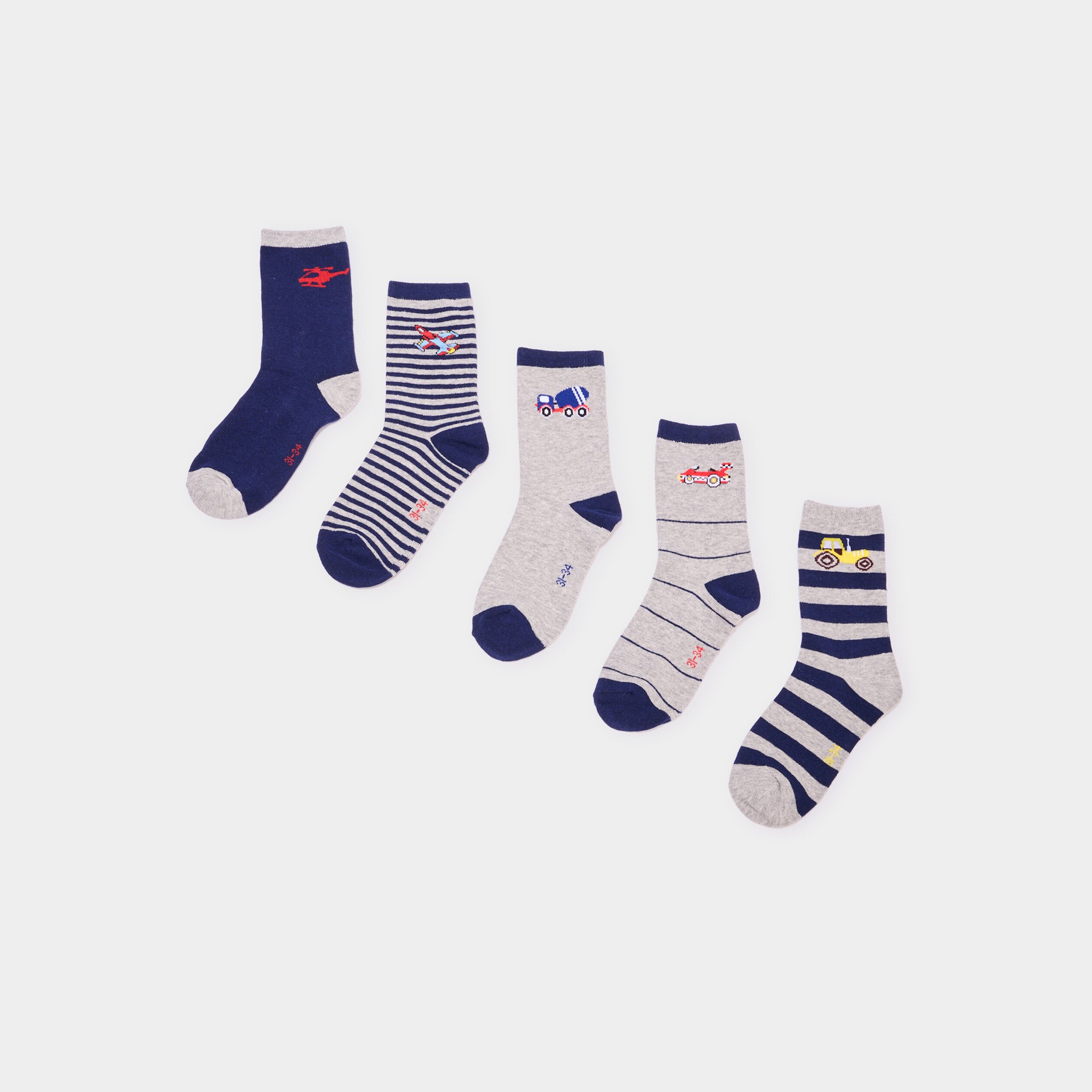 lot 5 paires chaussettes bleu marine garcon Lot 5 paires chaussettes bleu marine garçon