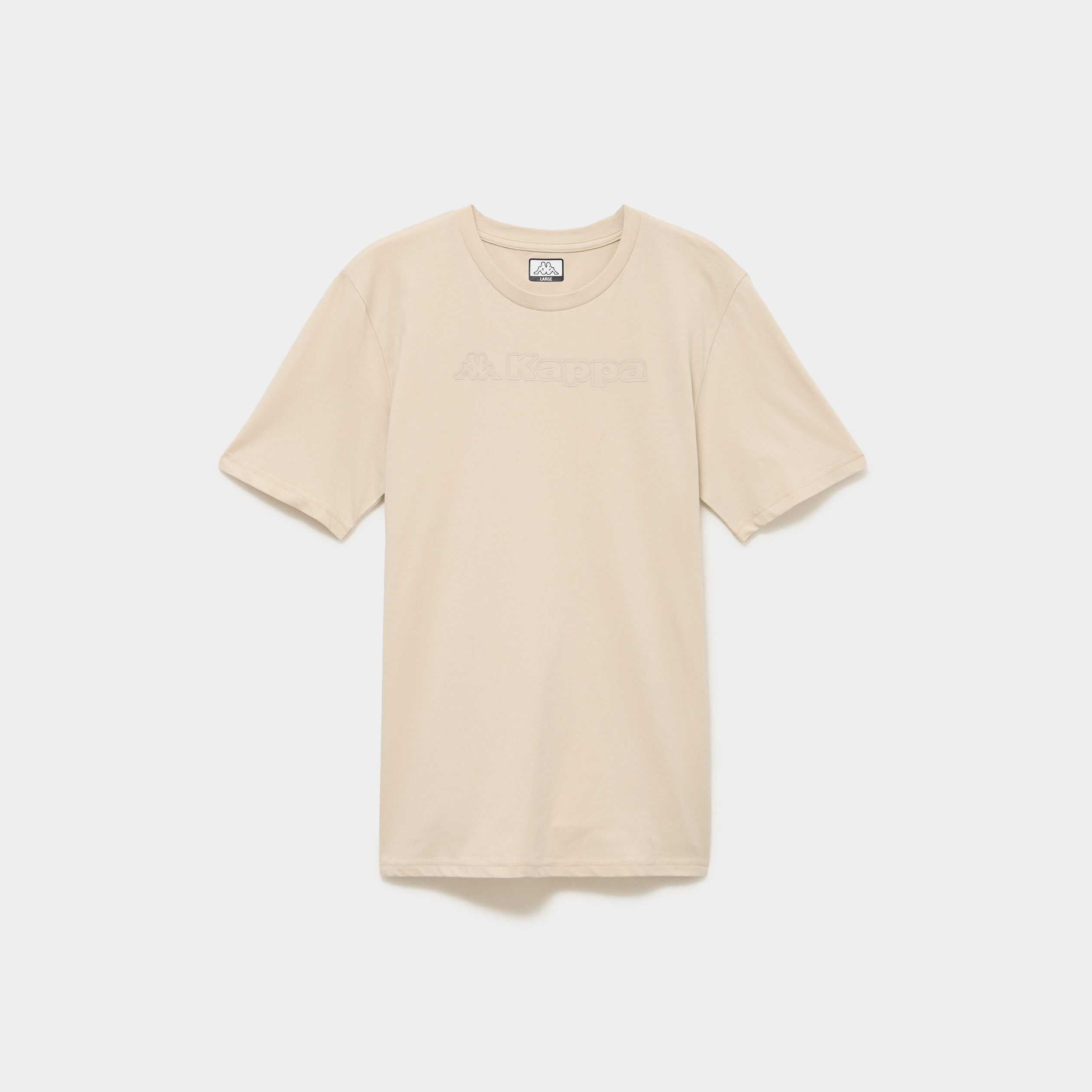 T-shirt manches courtes coton Kappa ivoire homme