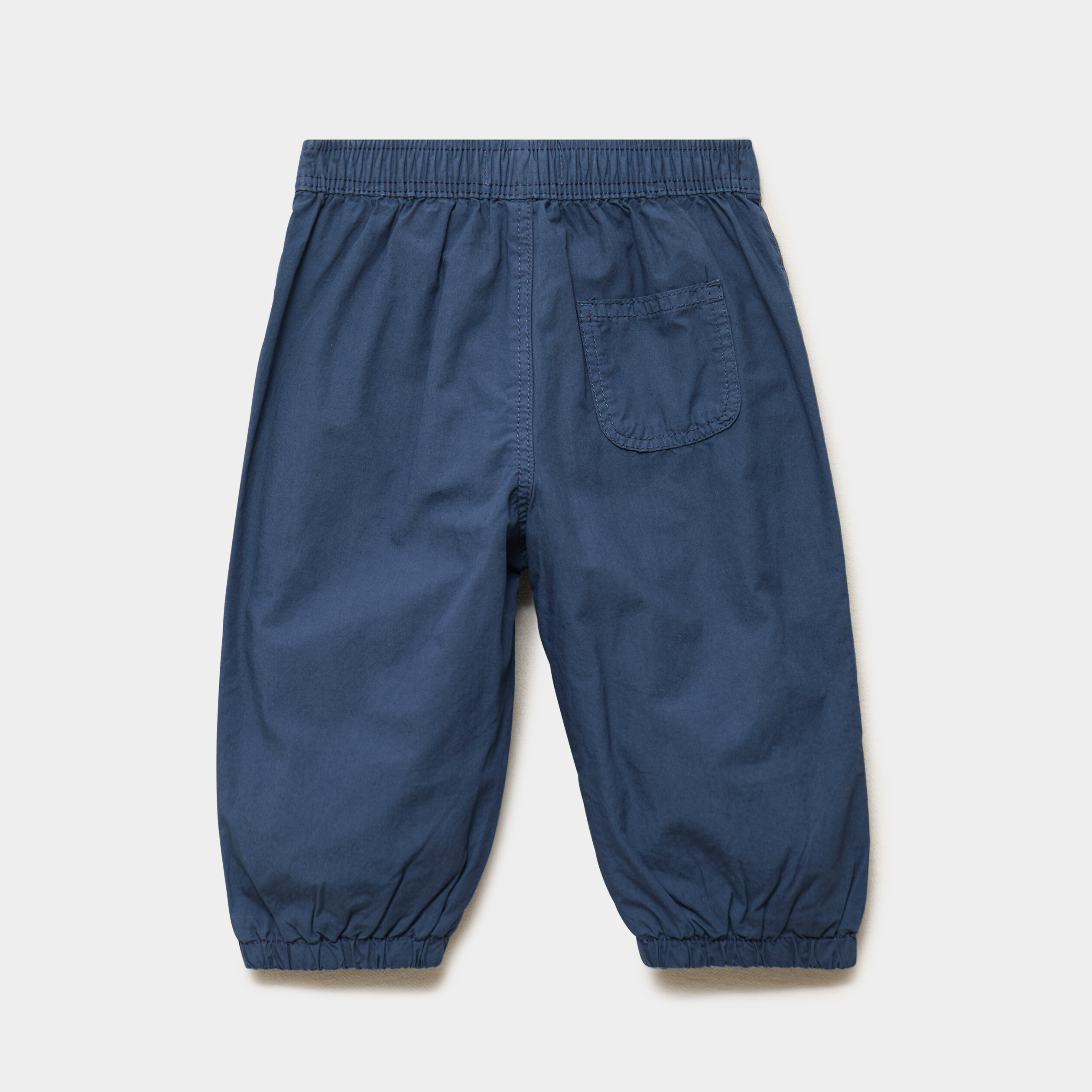 Pantalon jogger doubl&eacute; coton bleu marine b&eacute;b&eacute; gar&ccedil;on