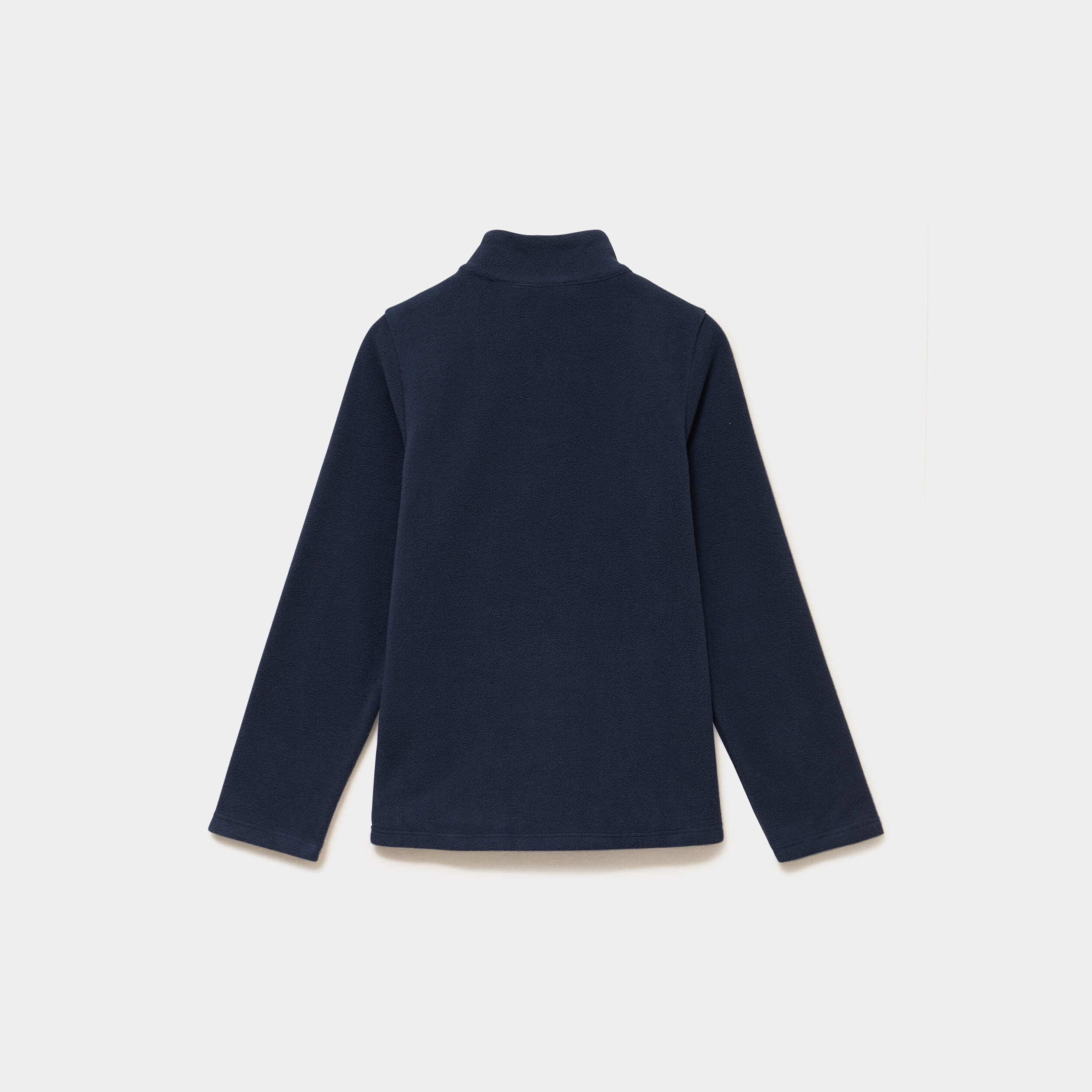 Sweat polaire col camionneur bleu marine mixte