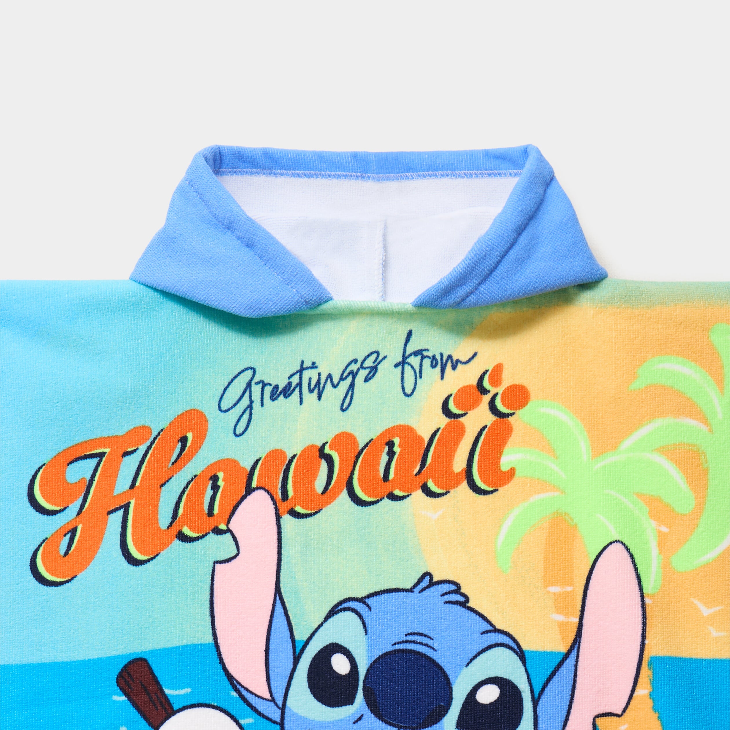 Cape de bain avec capuche Stitch multicolore gar&ccedil;on