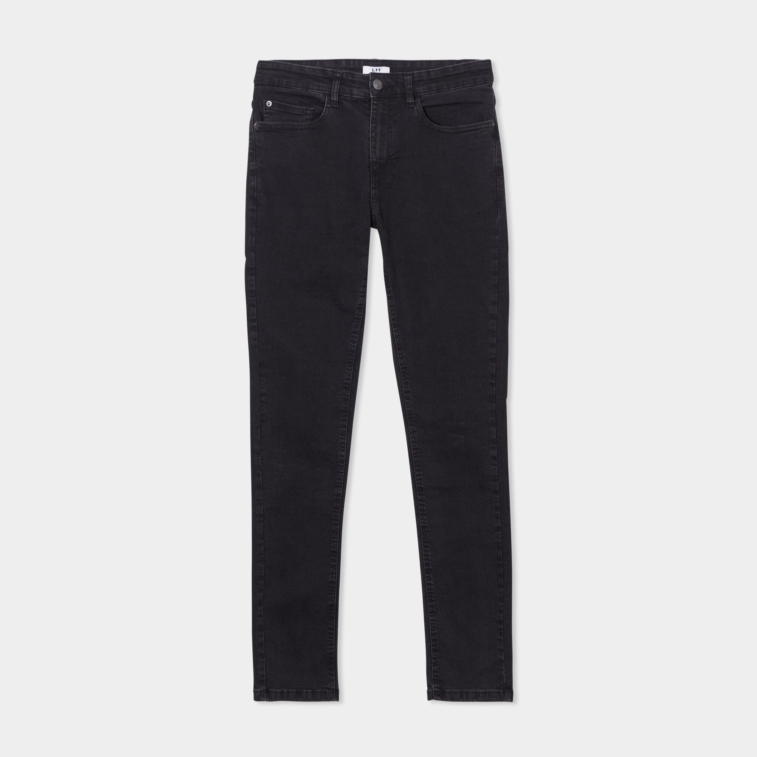 jeans coupe skinny 5 poches noir homme Jeans coupe skinny 5 poches noir homme