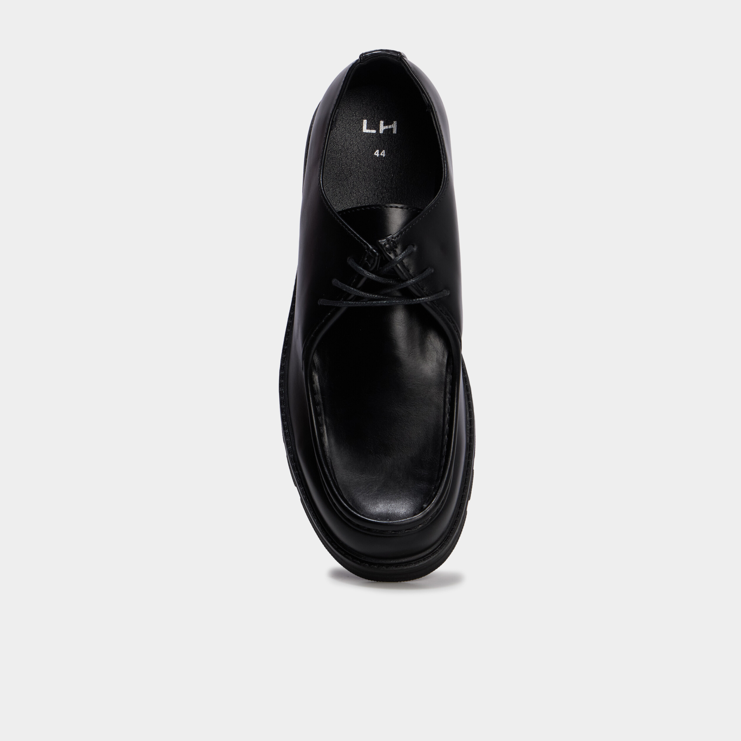 Derbies crant&eacute;es noir homme