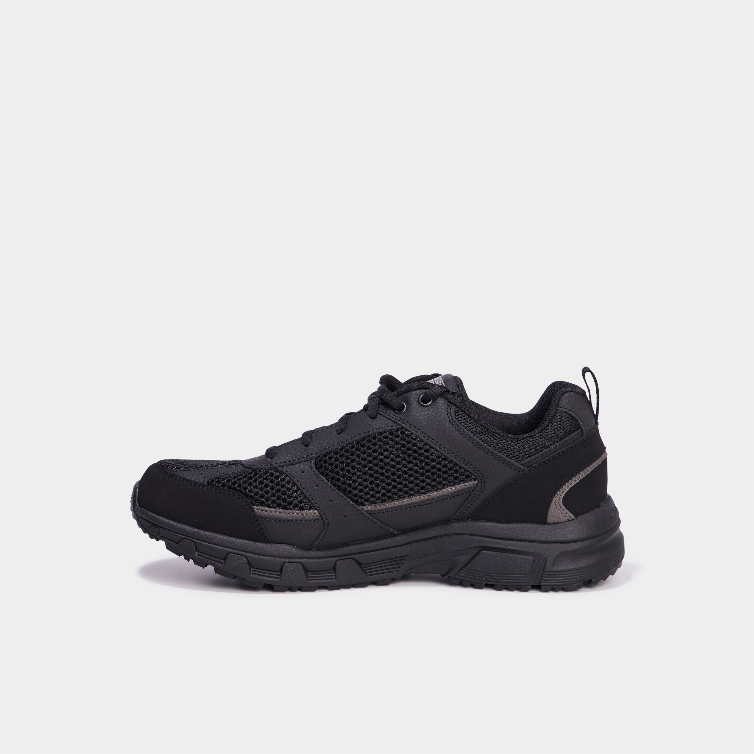 Baskets running m&eacute;moire forme Skechers noir homme