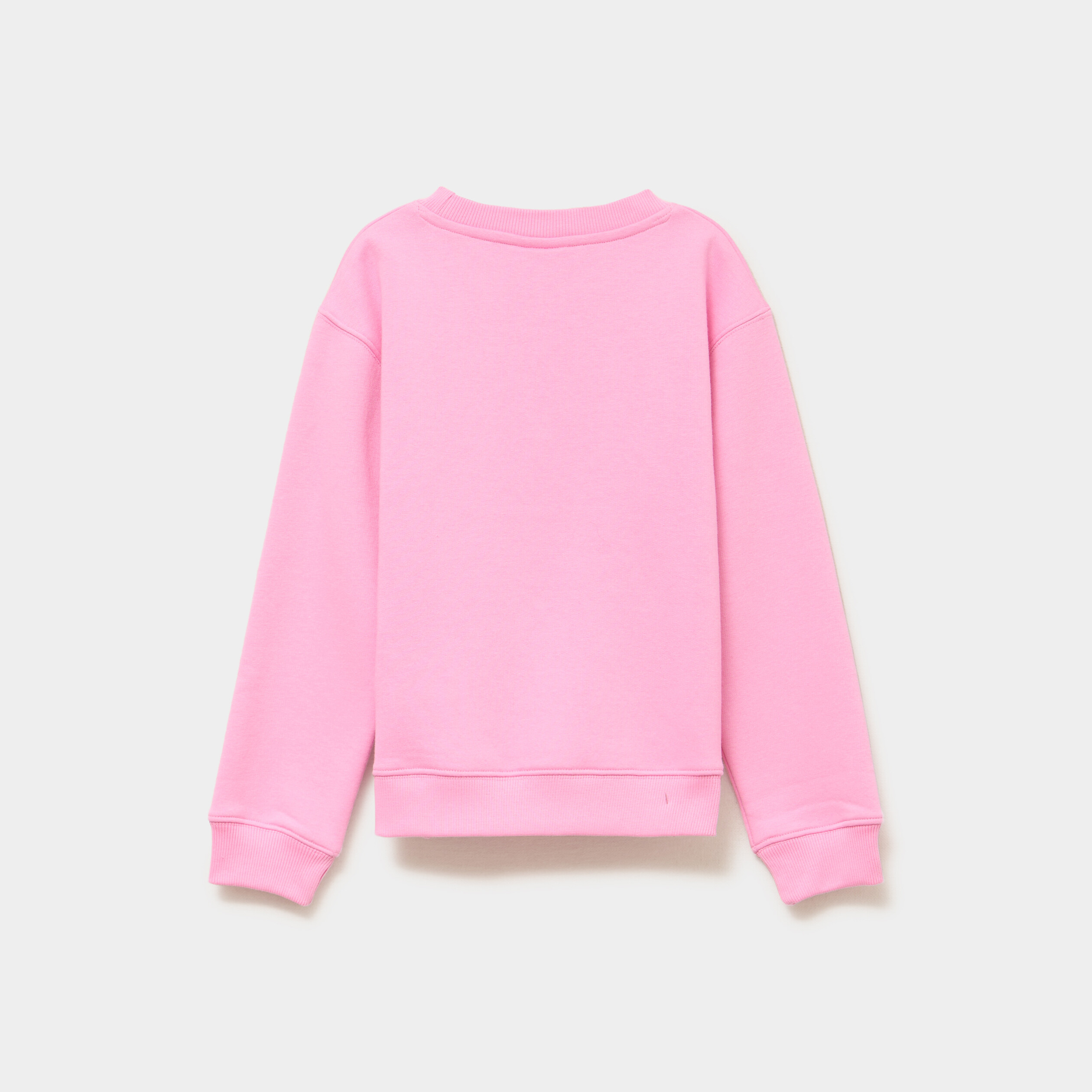Sweat col rond manches longues Stitch rose fille