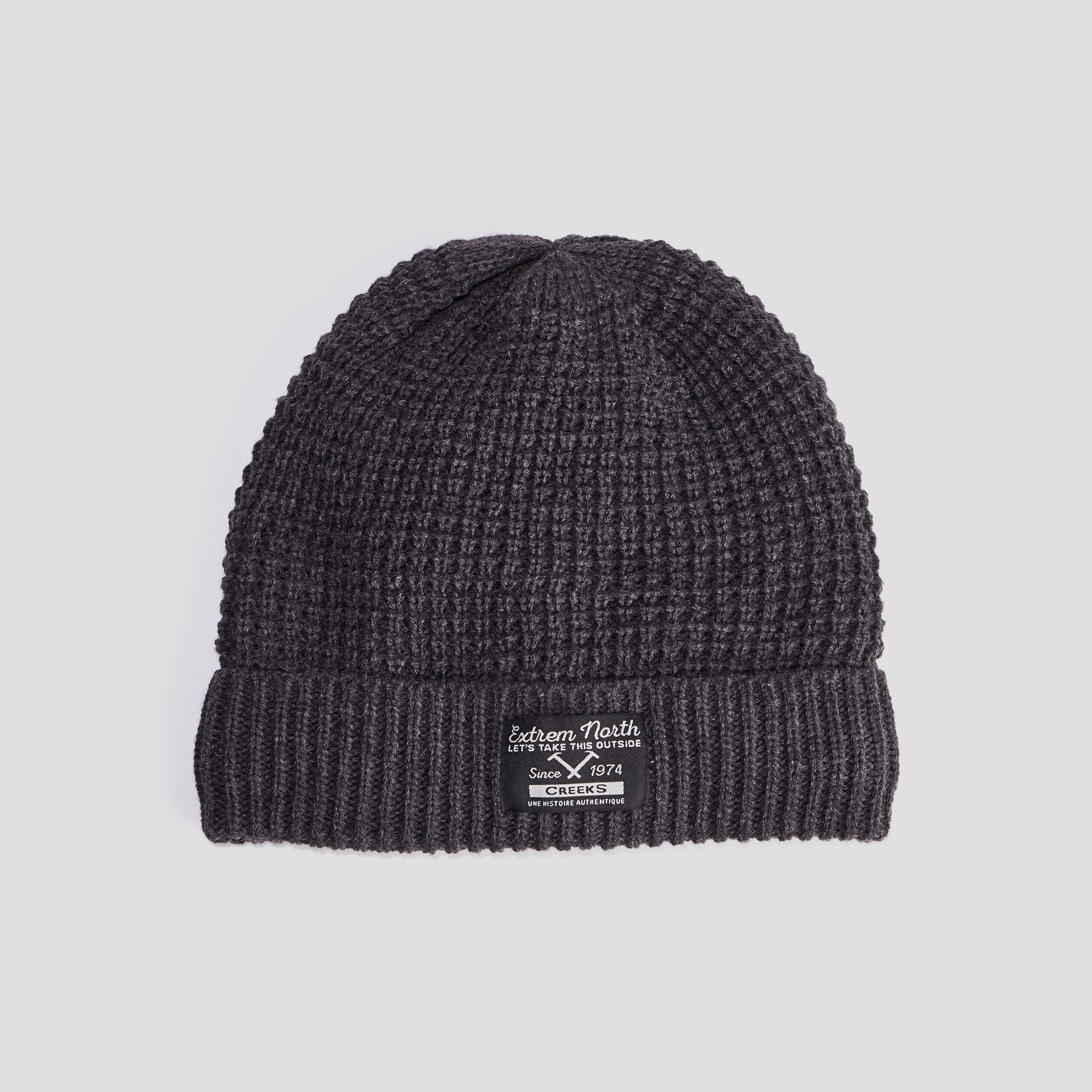 Bonnet Creeks gris foncé homme