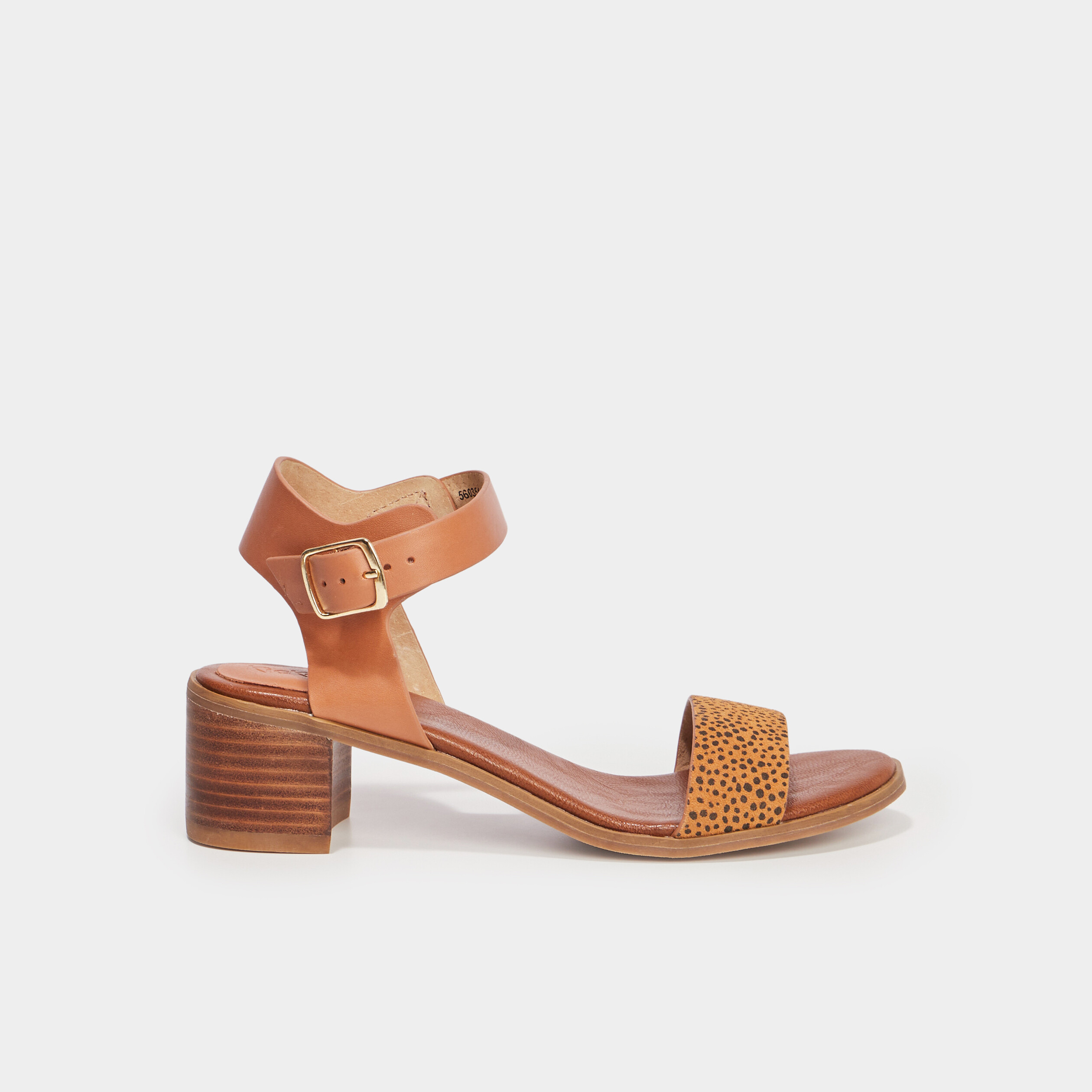 sandales a talons kickers volou camel femme Sandales à talons Kickers Volou camel femme