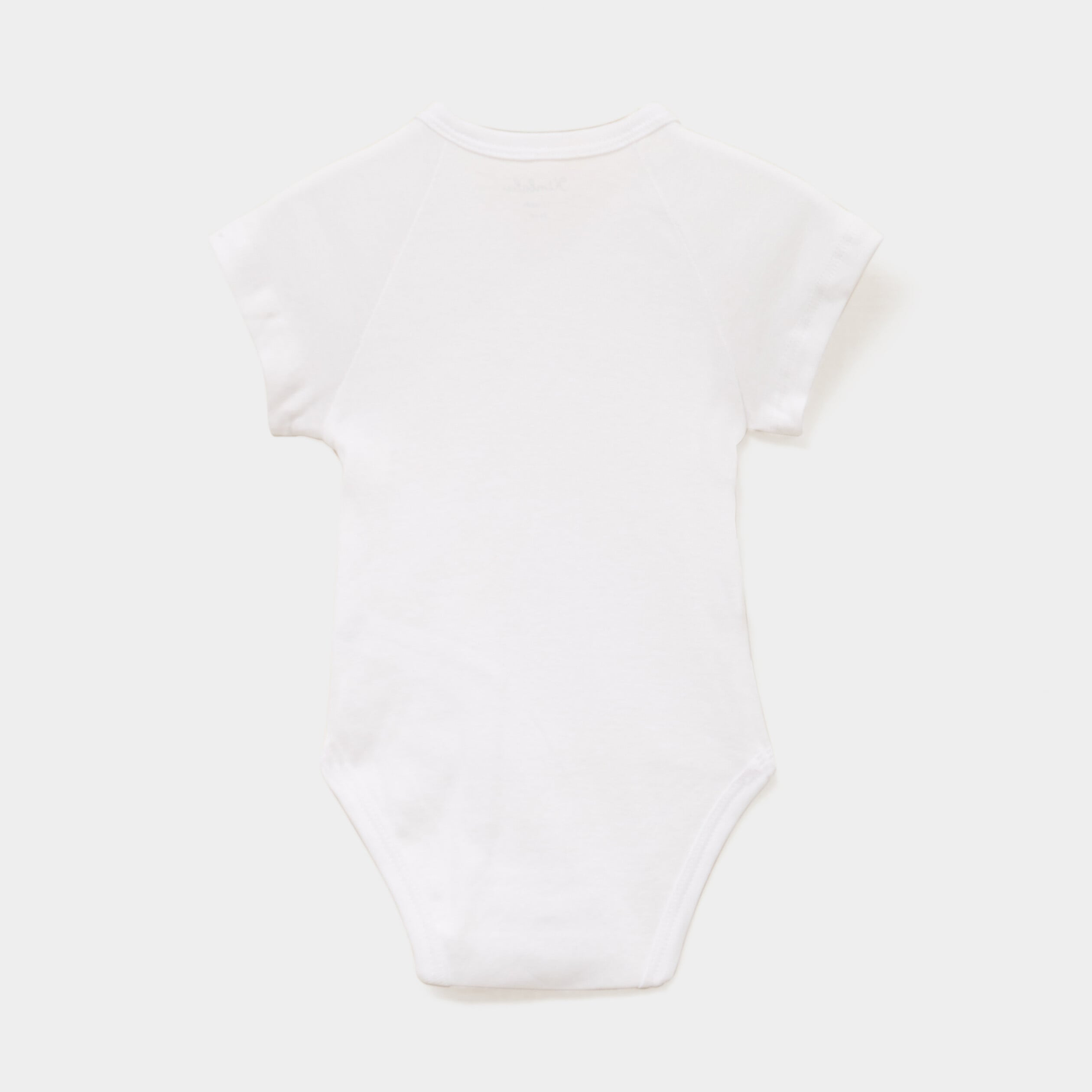 Lot 3 bodies crois&eacute;s manches courtes blanc b&eacute;b&eacute;