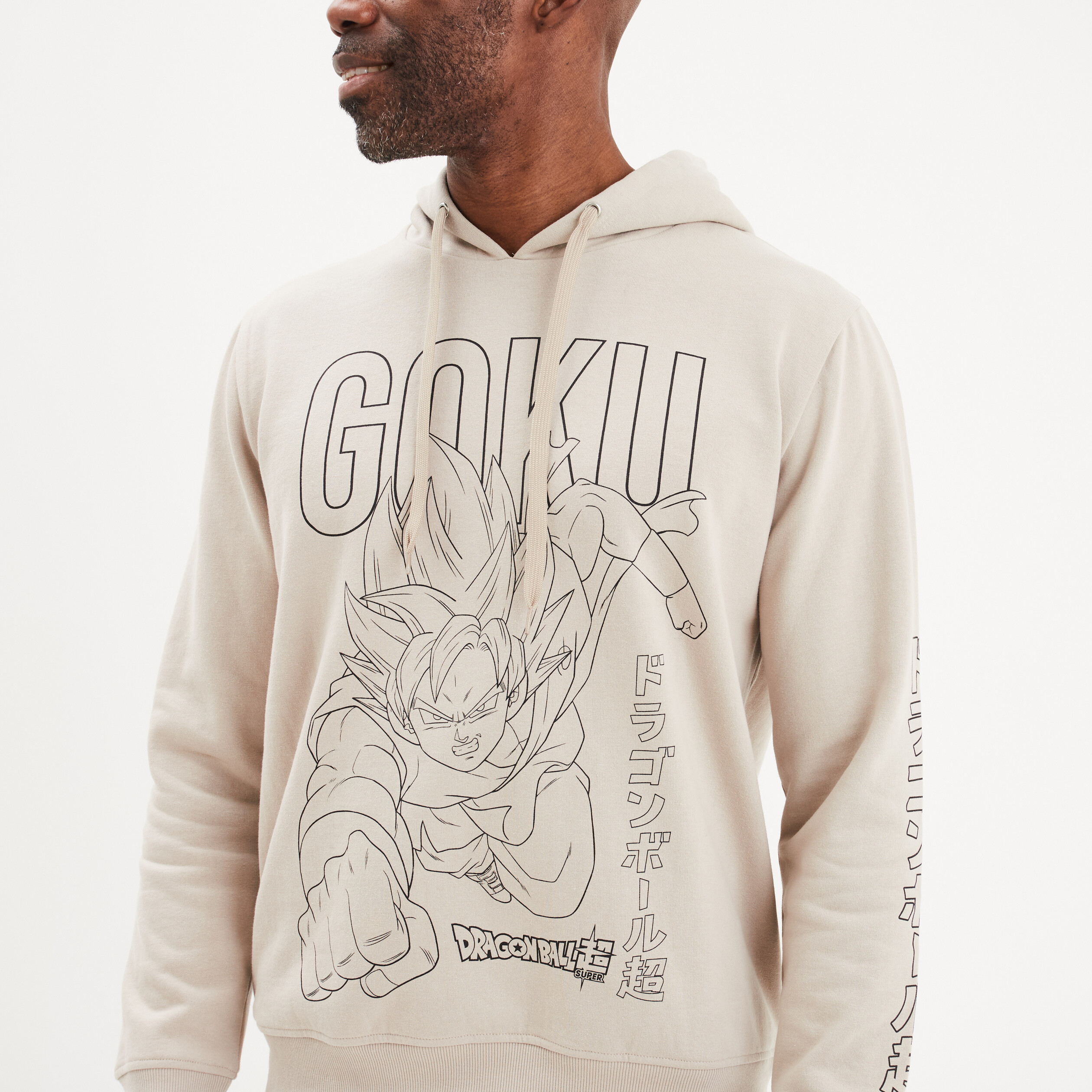 sweat a capuche hoodie dragon ball super sable homme Sweat à capuche hoodie Dragon Ball Super sable homme