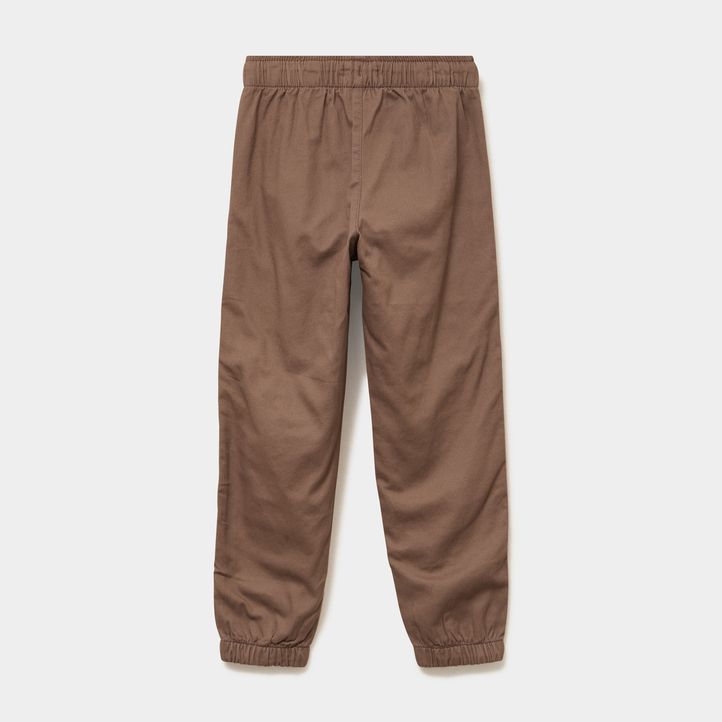 Pantalon jogger chaud doubl&eacute; coton taupe gar&ccedil;on