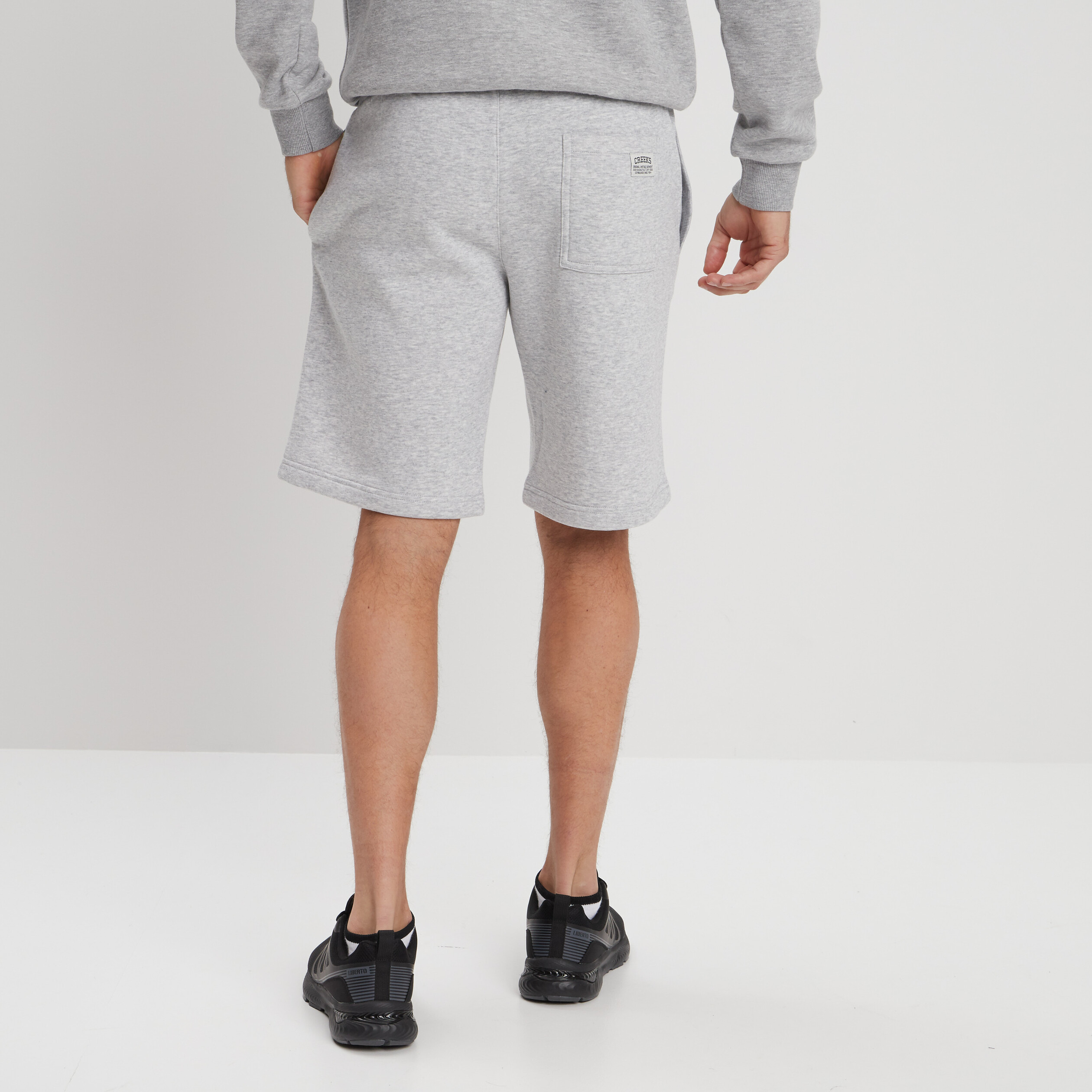 Jogging-Short droit Creeks gris homme