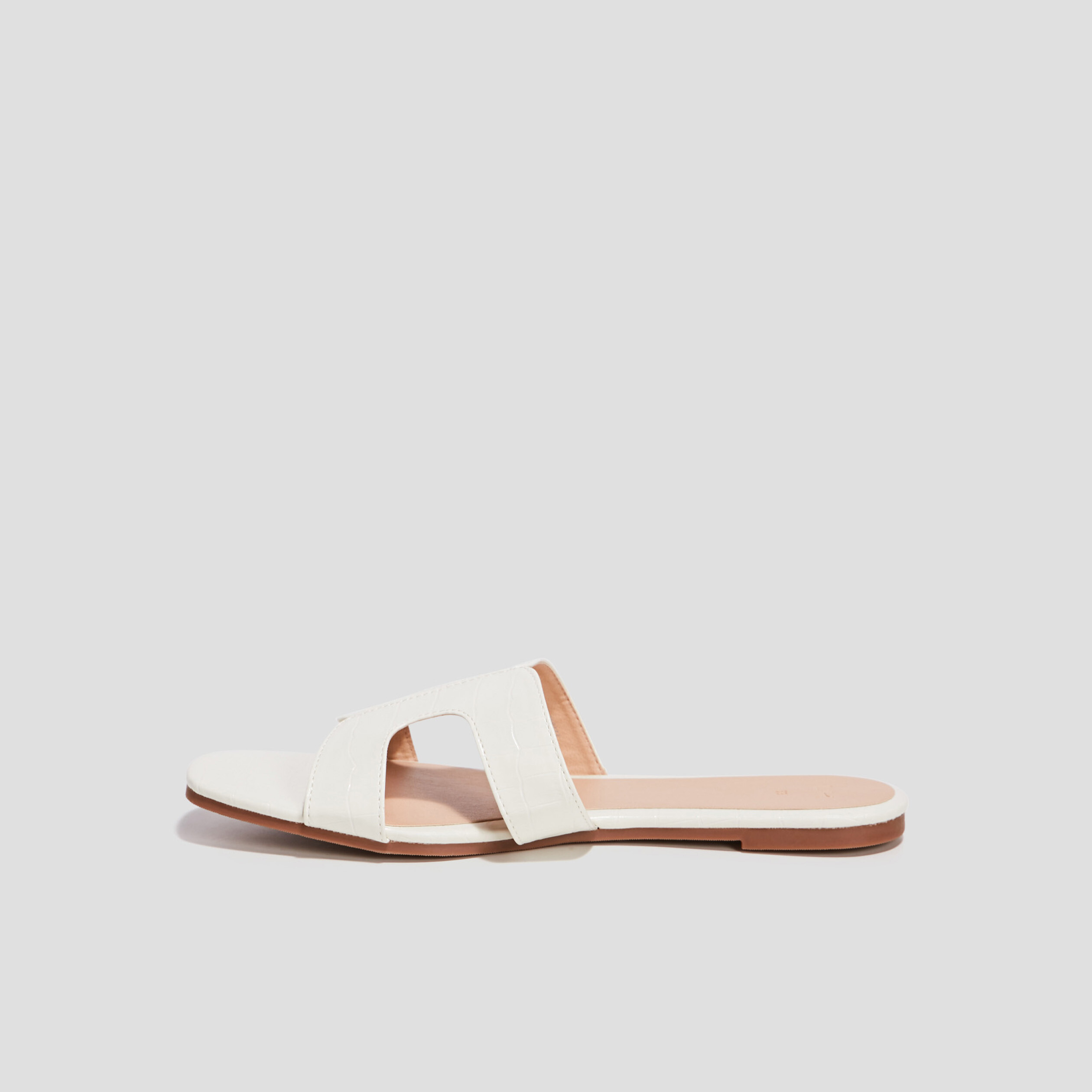 mules a bouts carres blanc femme Mules à bouts carrés blanc femme