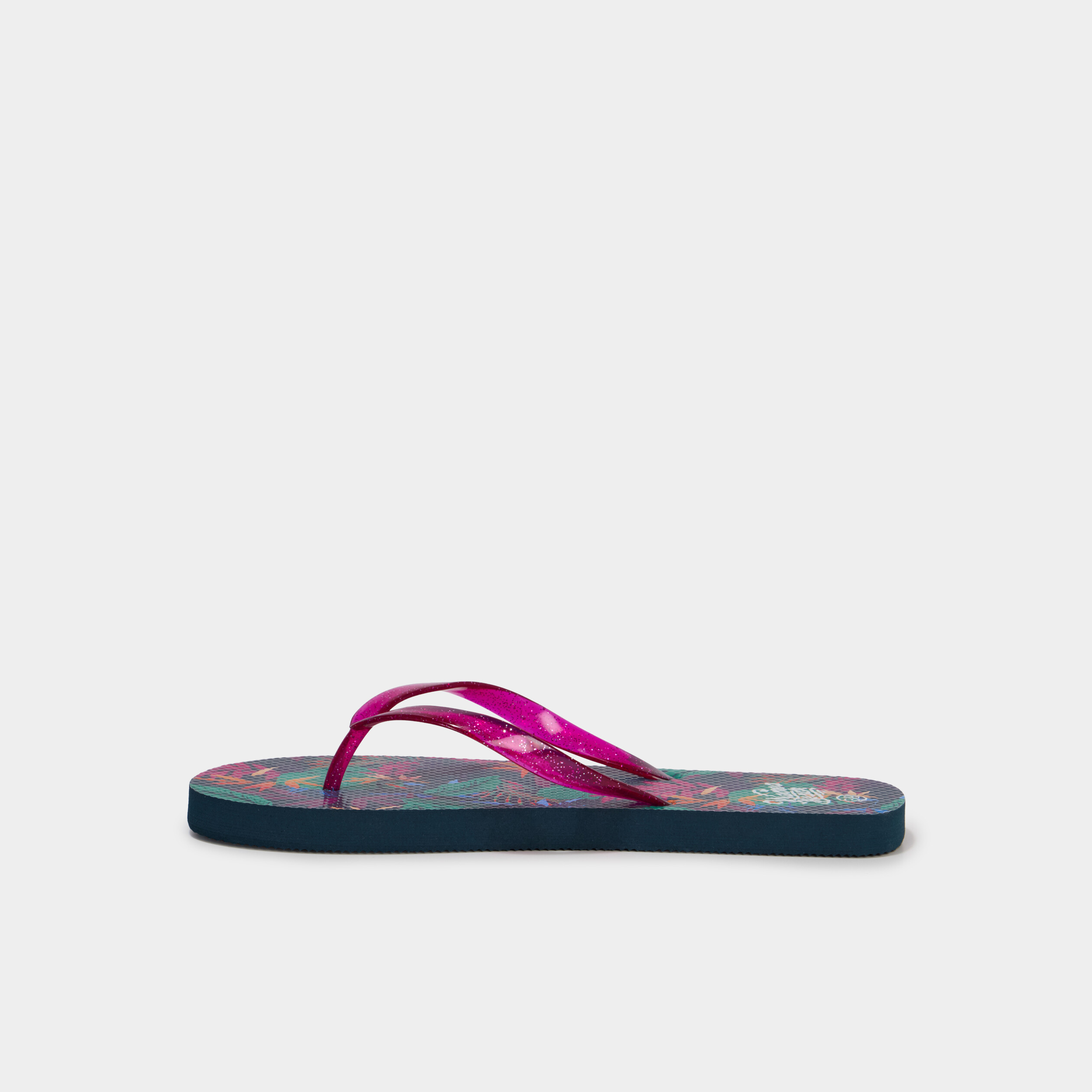 Tongs multicolore femme