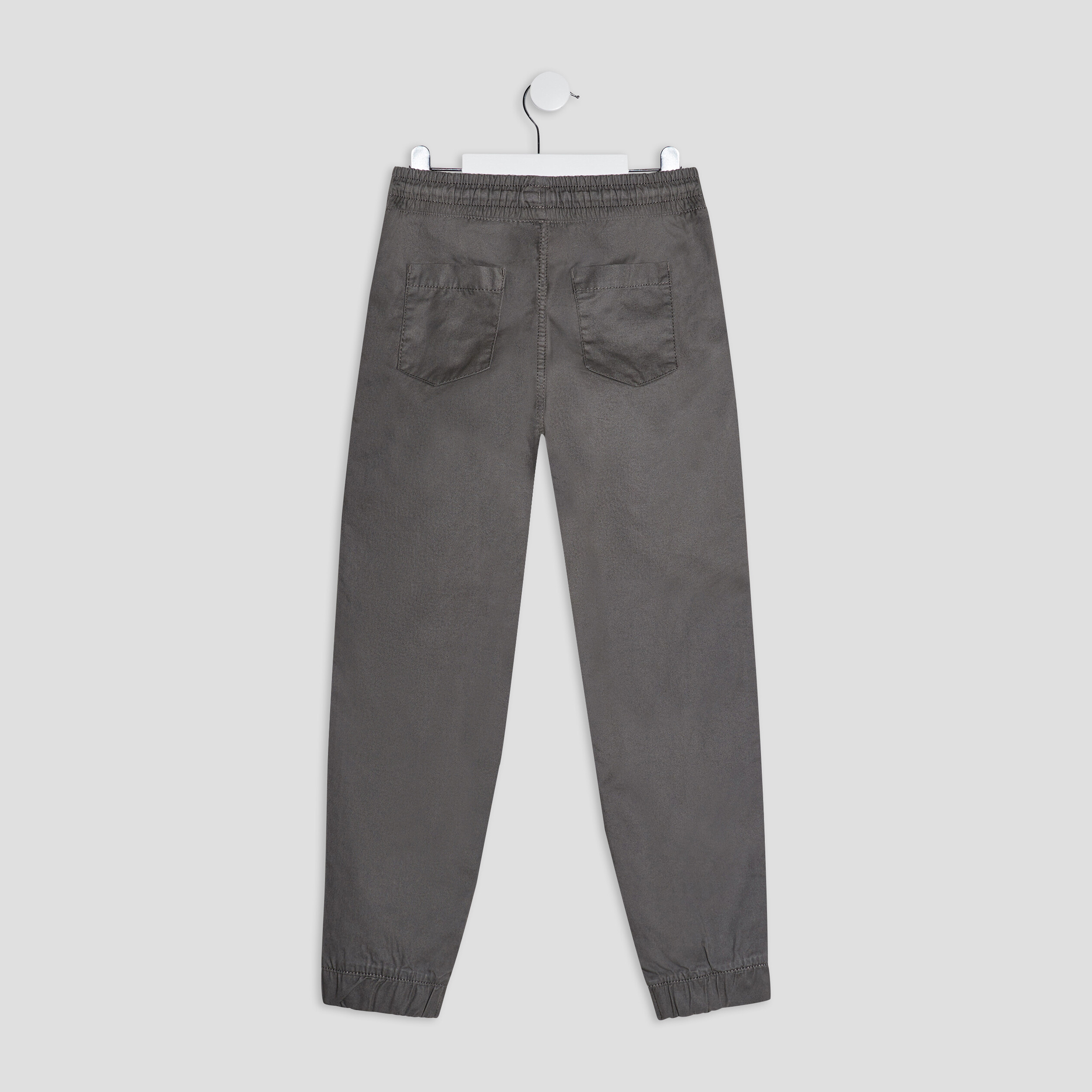 pantalon jogger regular coton gris fonce garcon Pantalon jogger regular coton gris foncé garçon