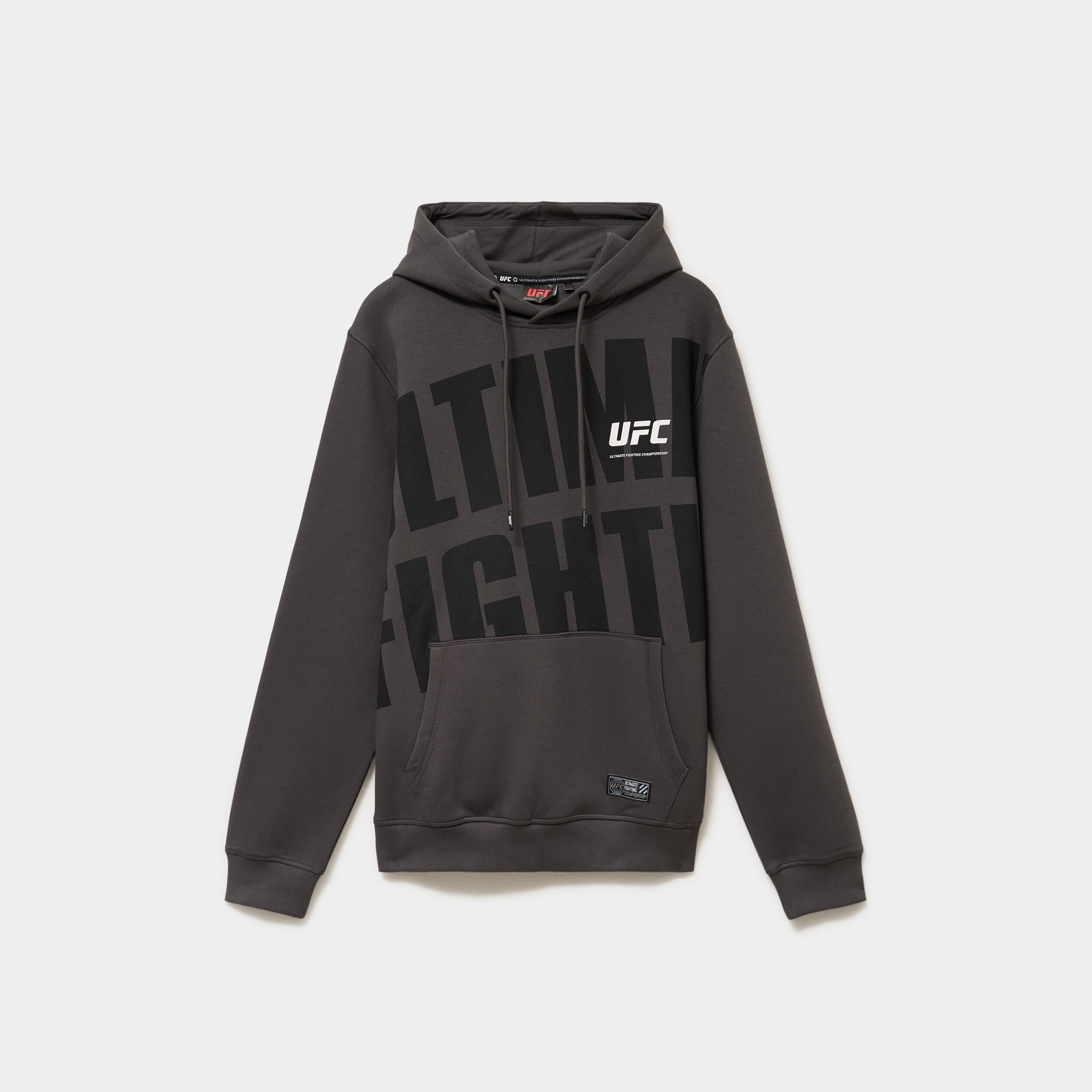 Sweat hoodie 1 poche &agrave; capuche UFC noir homme