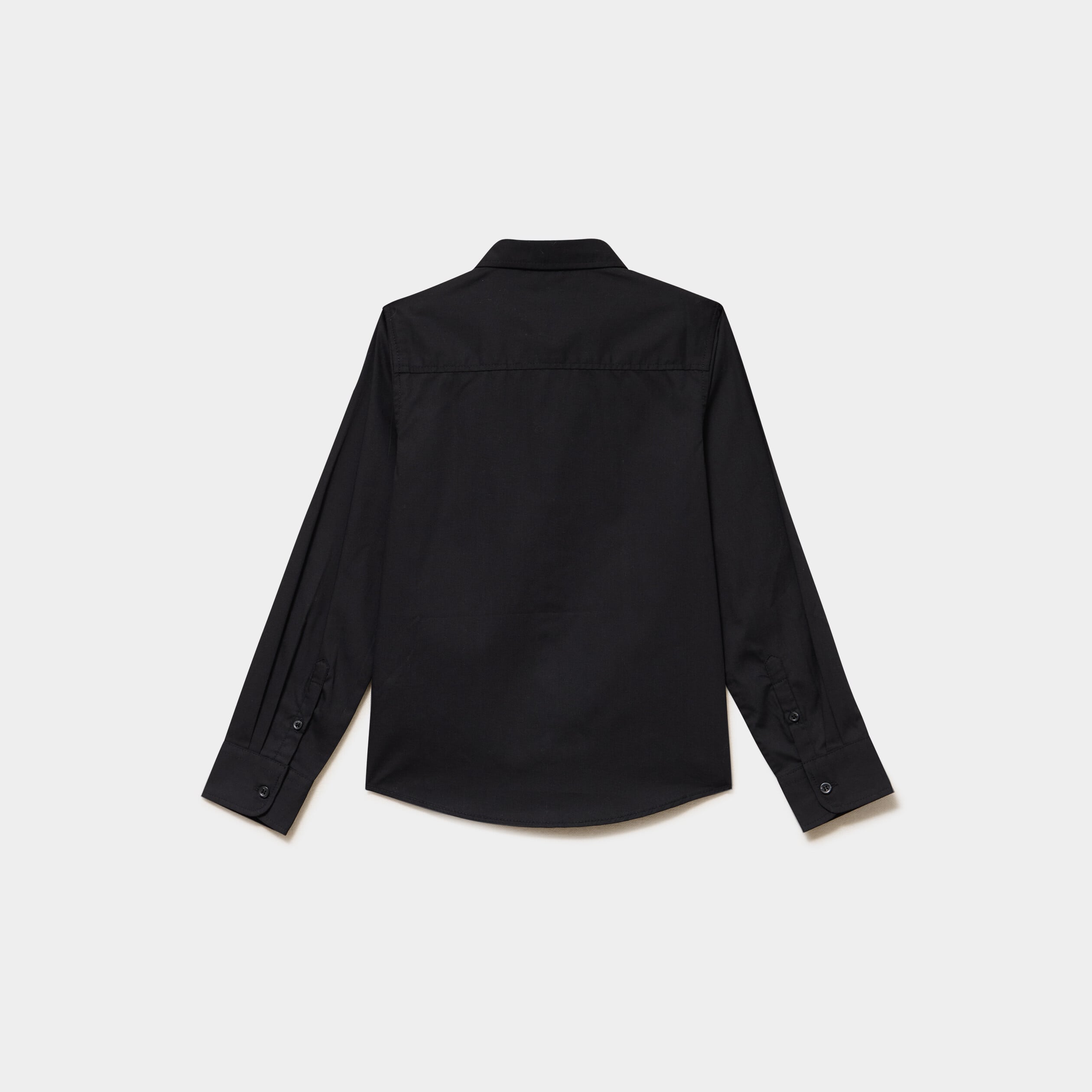 Chemise manches longues noir gar&ccedil;on