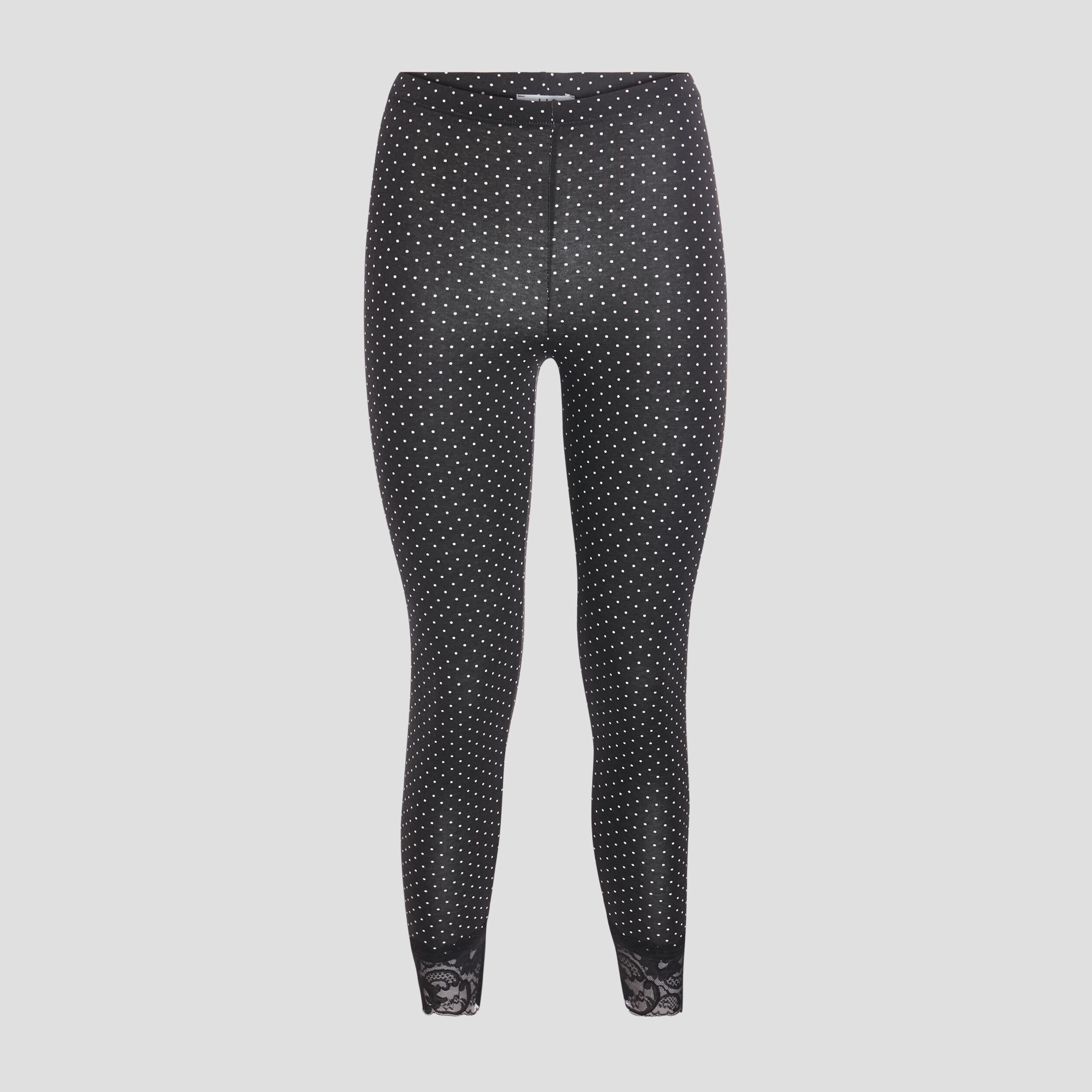 legging 78eme avec dentelle noir femme Legging 7/8ème avec dentelle noir femme