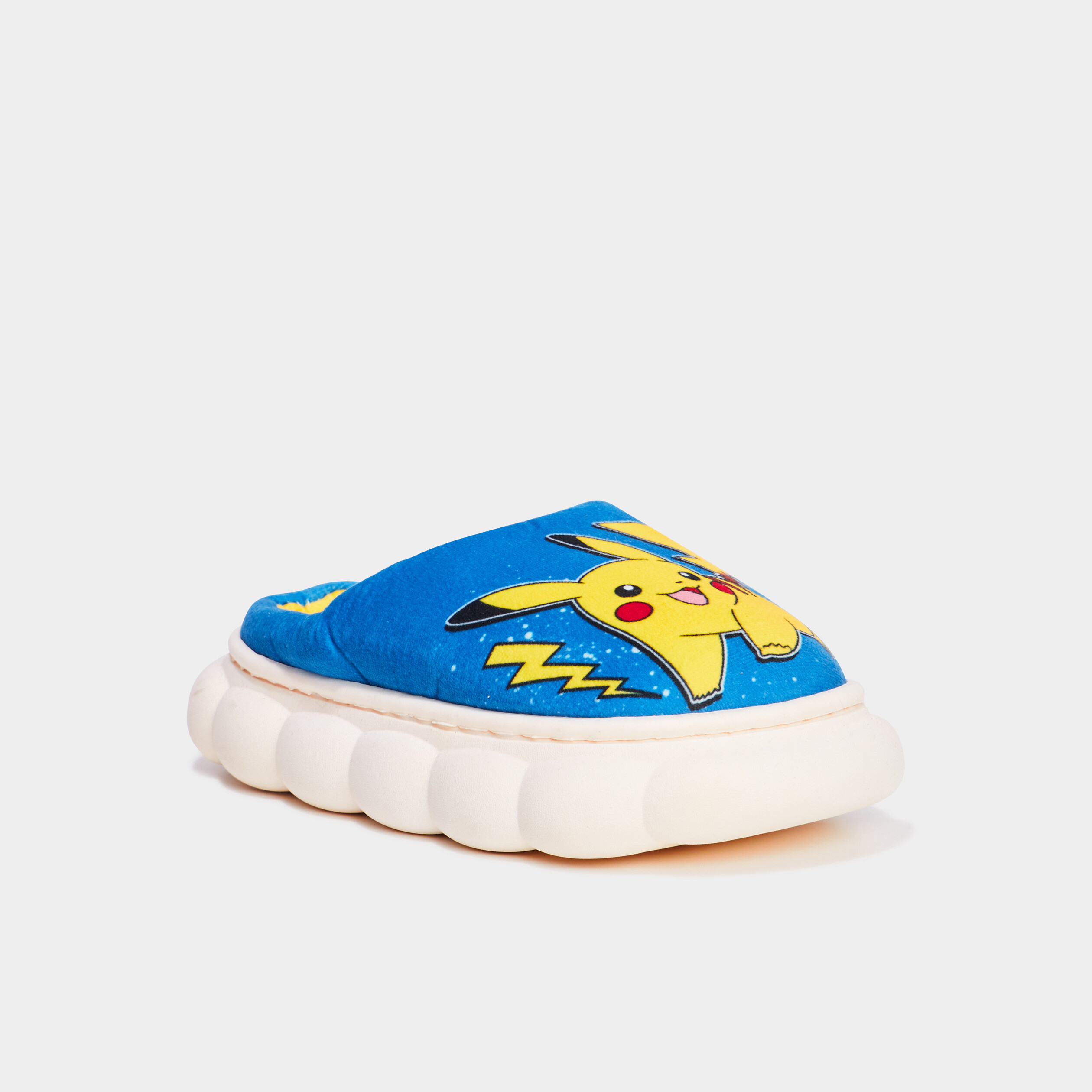 chaussons mules pokemon pikachu bleu garcon Chaussons mules Pokémon Pikachu bleu garçon