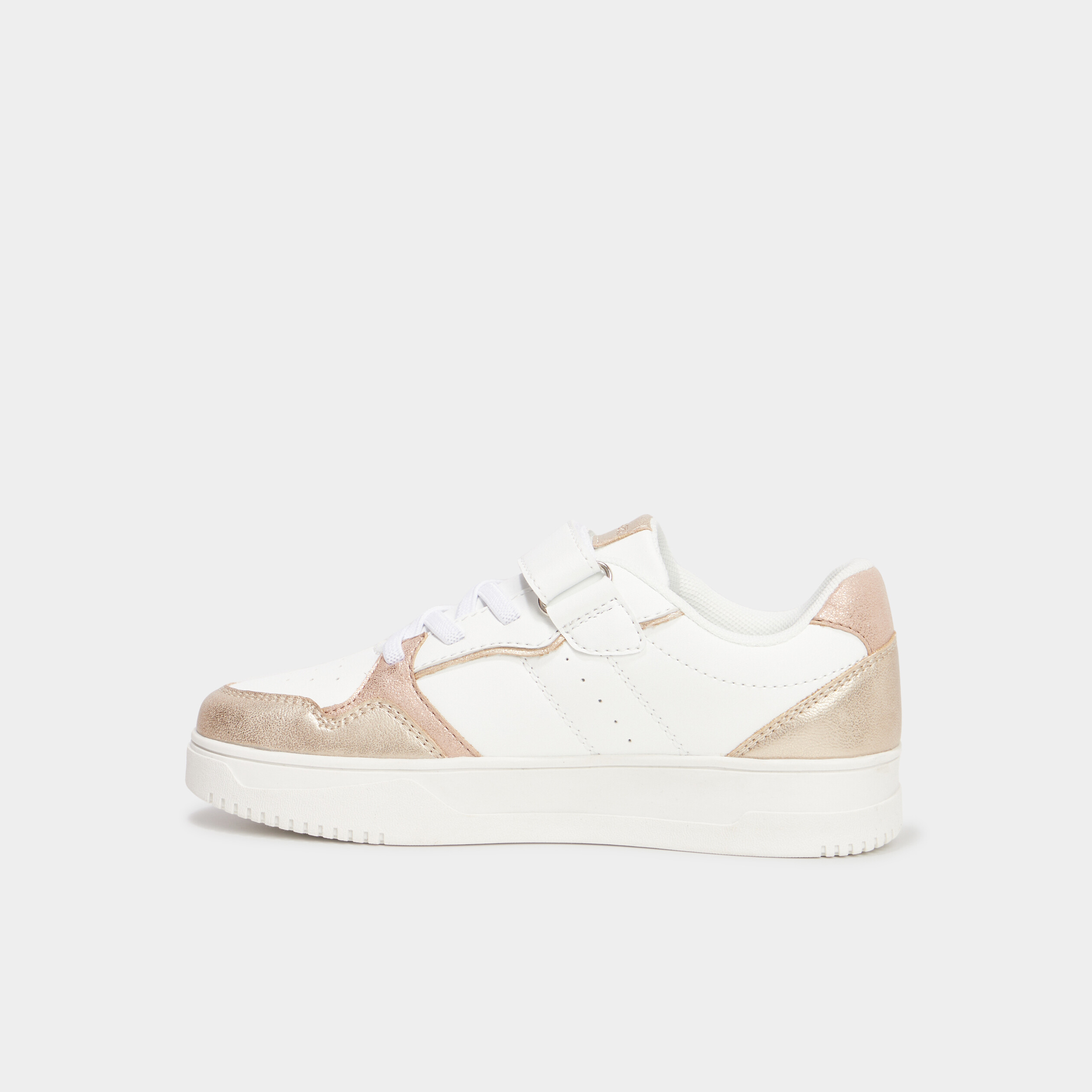 tennis basses a scratchs creeks blanc fille Tennis basses à scratchs Creeks blanc fille