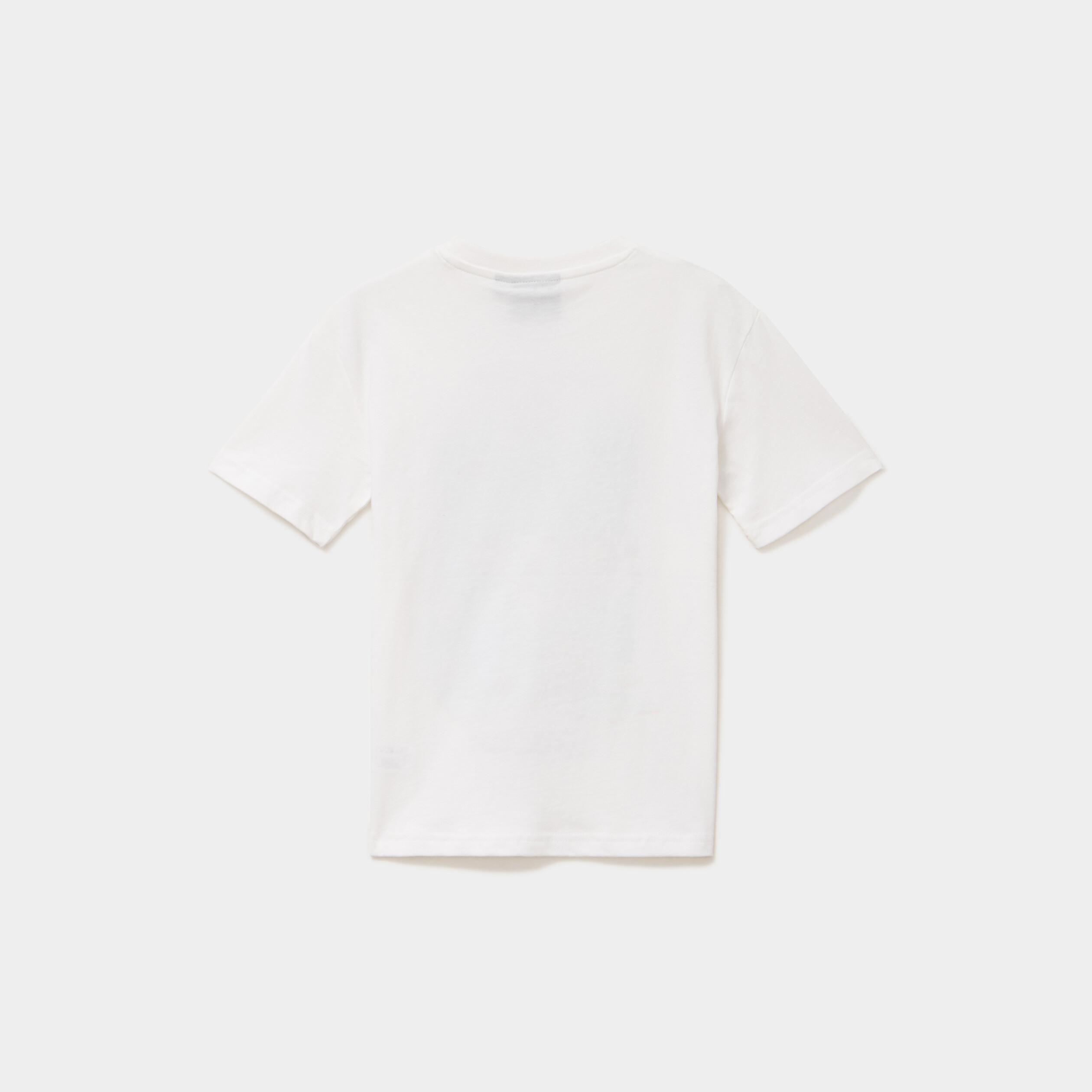 T-shirt manches courtes coton Minecraft ivoire gar&ccedil;on