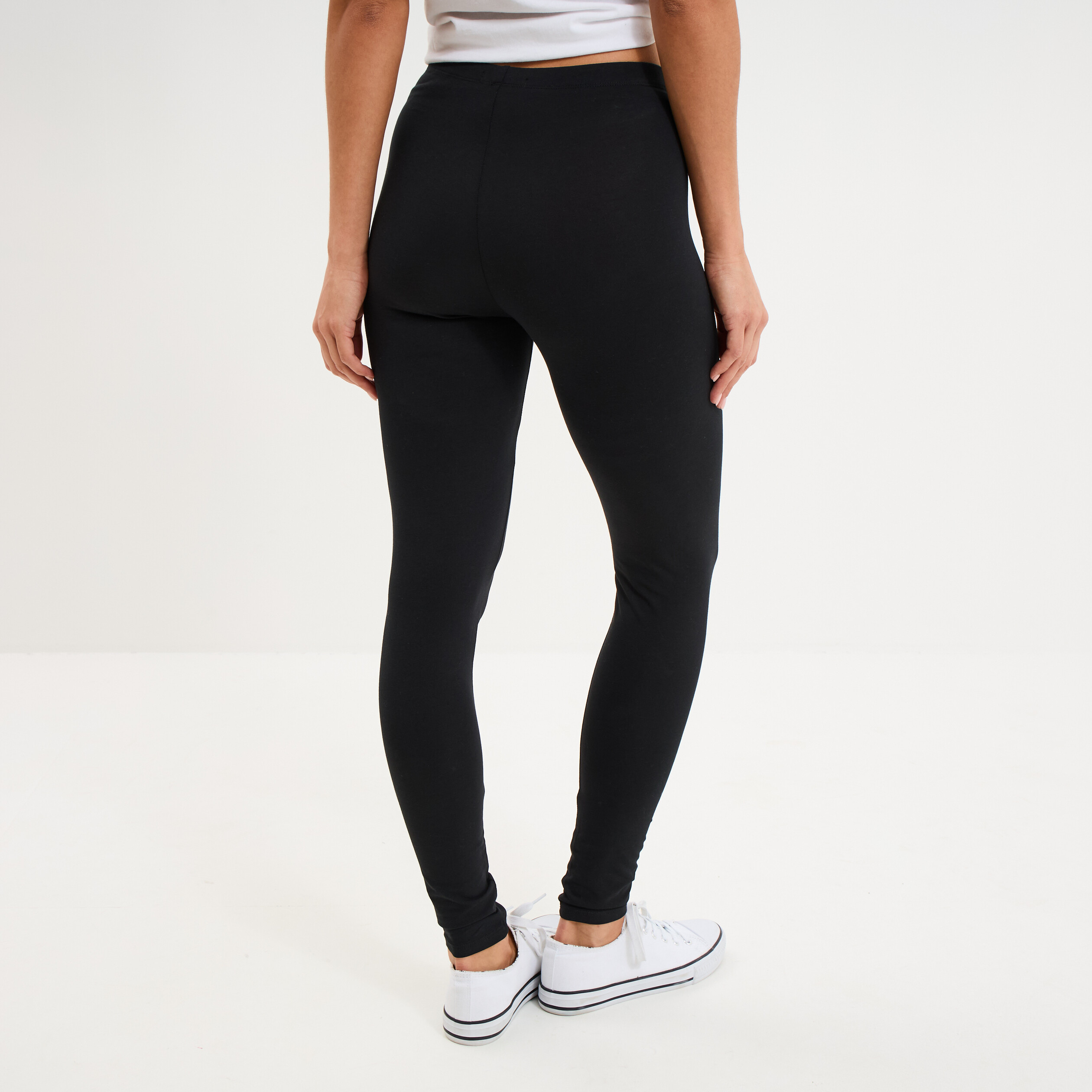 Legging taille haute noir femme