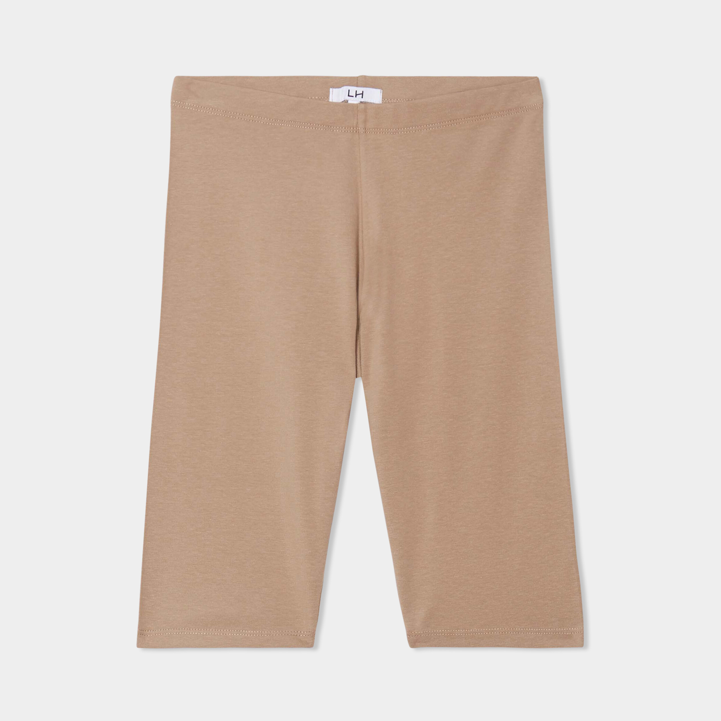 Short cycliste ajuste beige femme