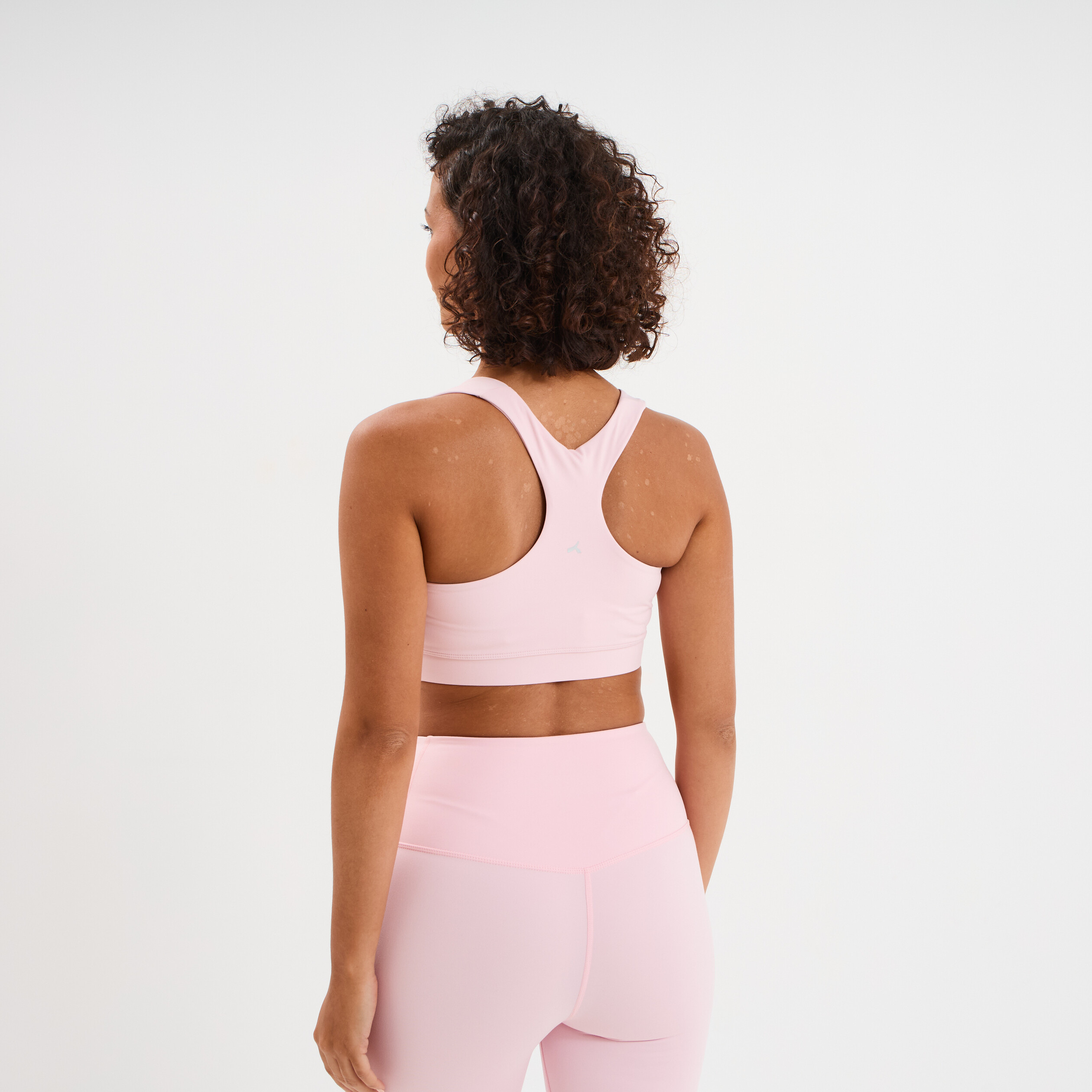 Soutien-gorge triangle à fines bretelles fille rose fonce