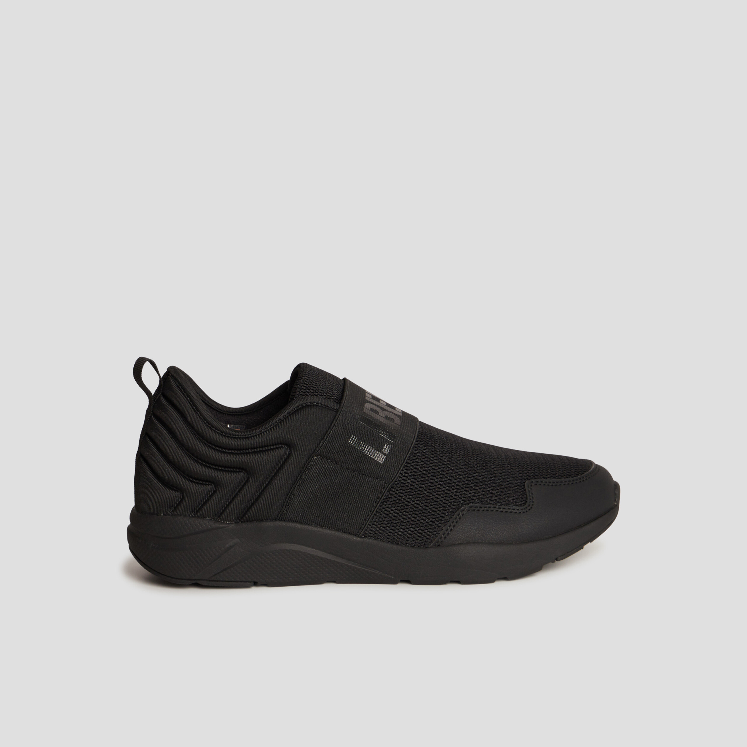 baskets running languette denfilage noir homme Baskets running languette d'enfilage noir homme