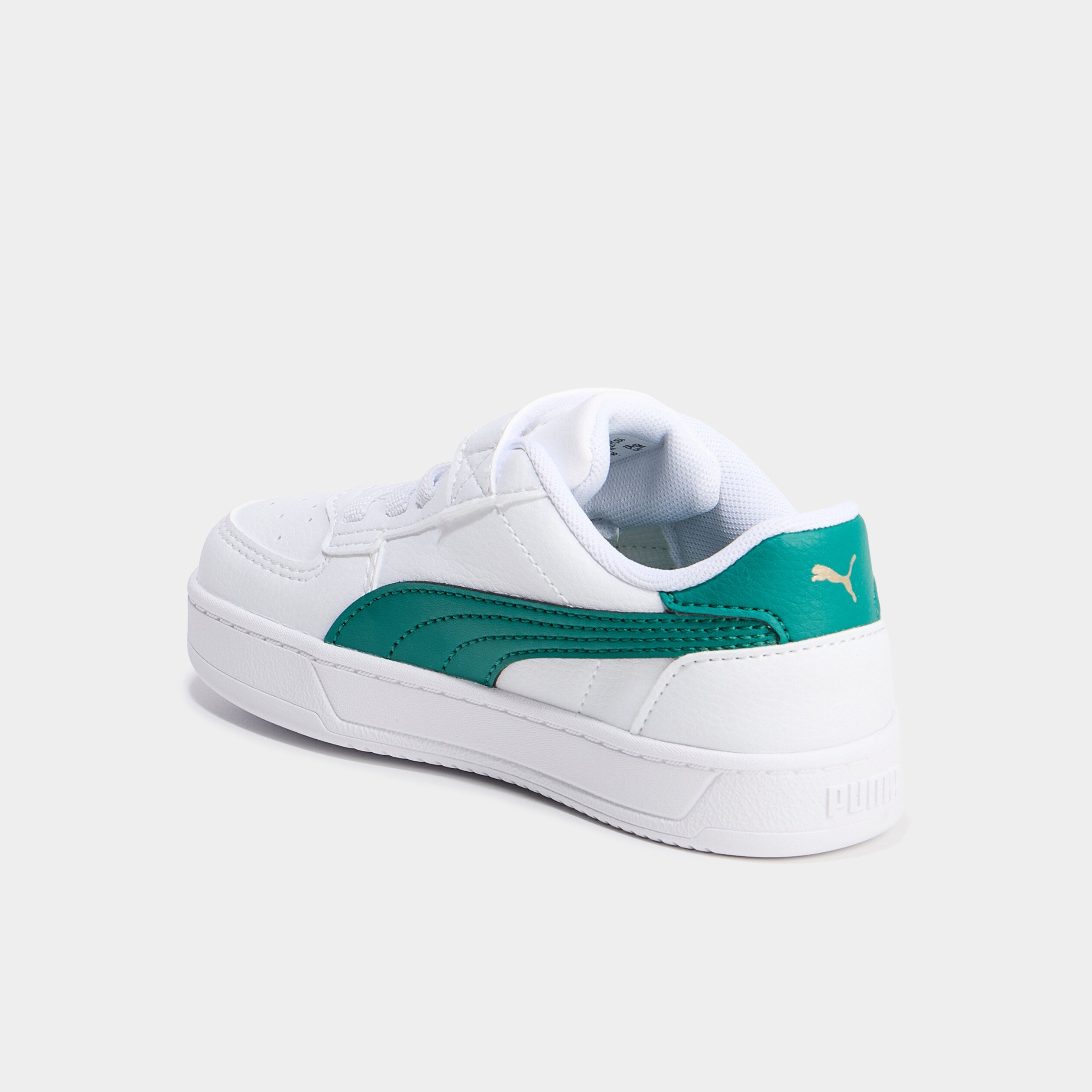 tennis basses a scratchs puma caven 20 vert garcon Tennis basses à scratchs Puma Caven 2.0 vert garçon