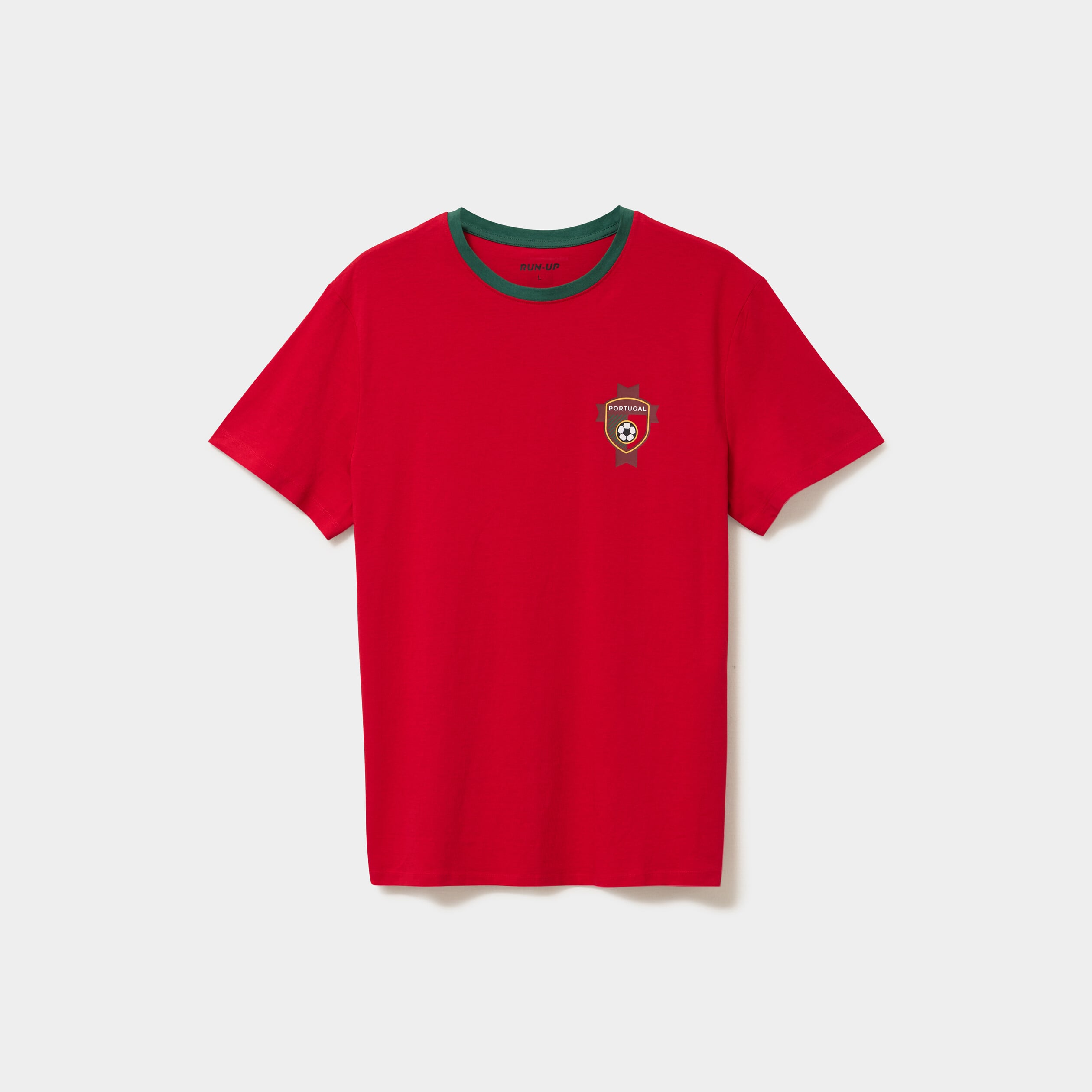 T-shirt maillot de football Portugal rouge mixte