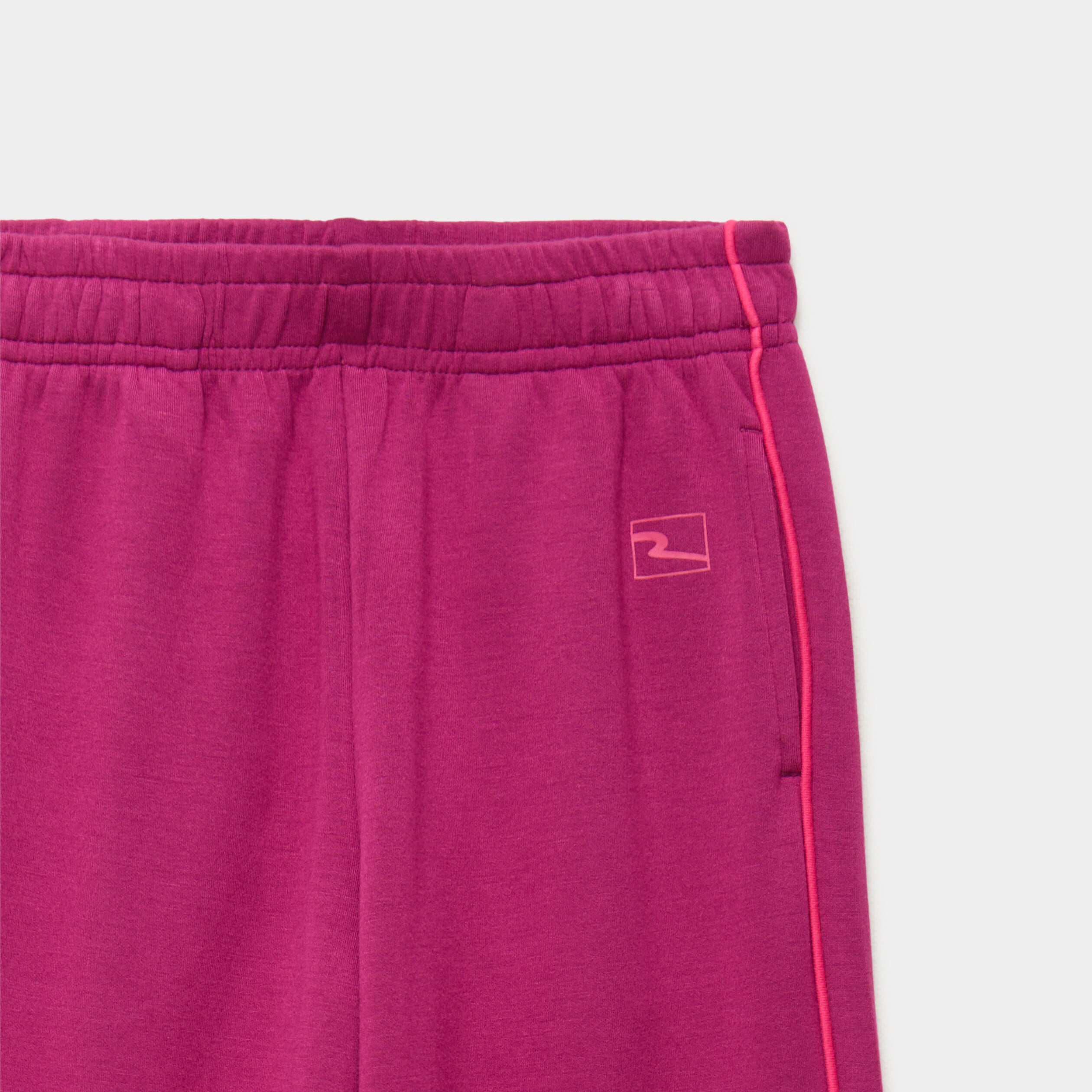 Pantalon de jogging effet stretch violet fille