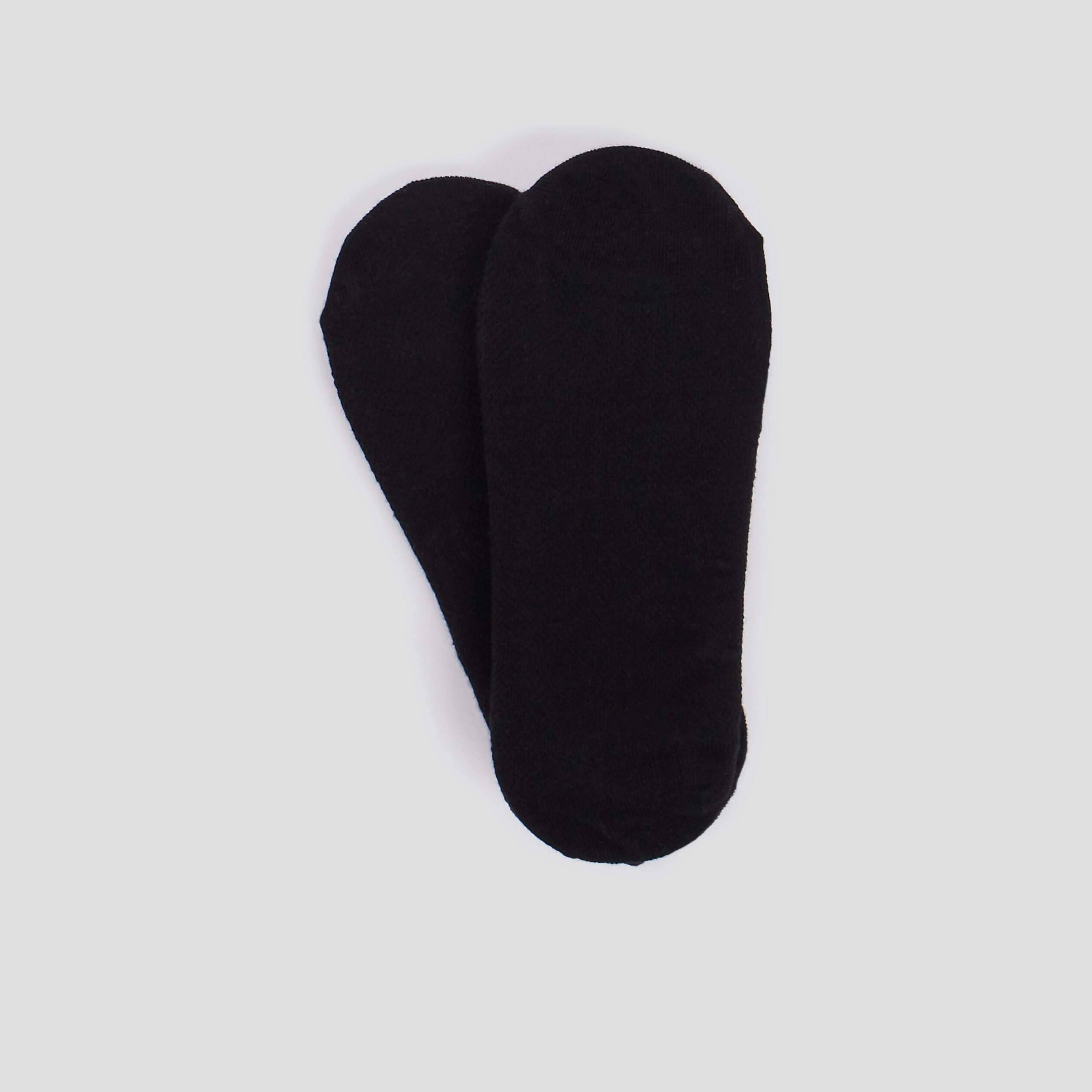 Lot 2 paires de chaussettes invisibles noir femme