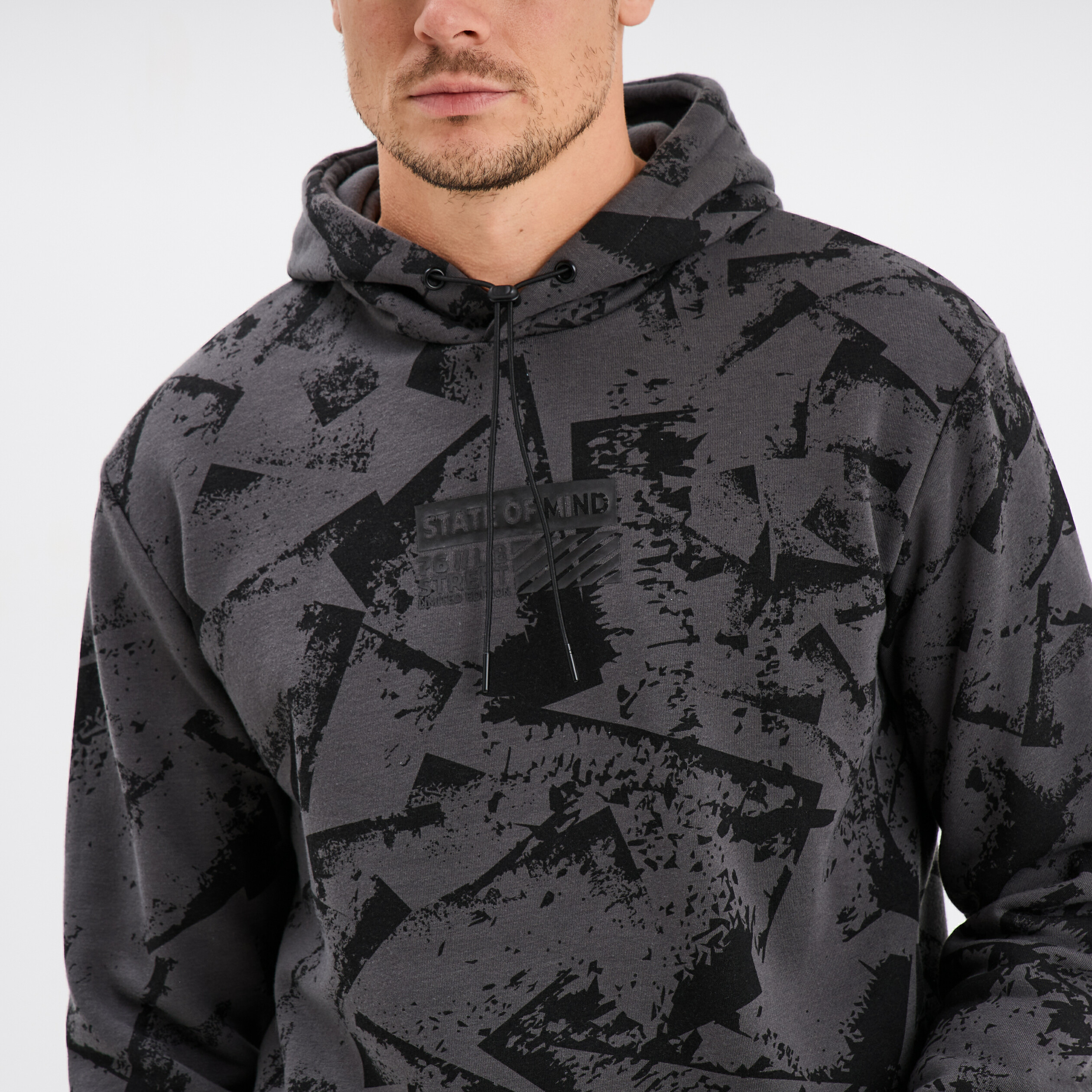 sweat a capuche hoodie liberto gris fonce homme Sweat à capuche hoodie Liberto gris foncé homme