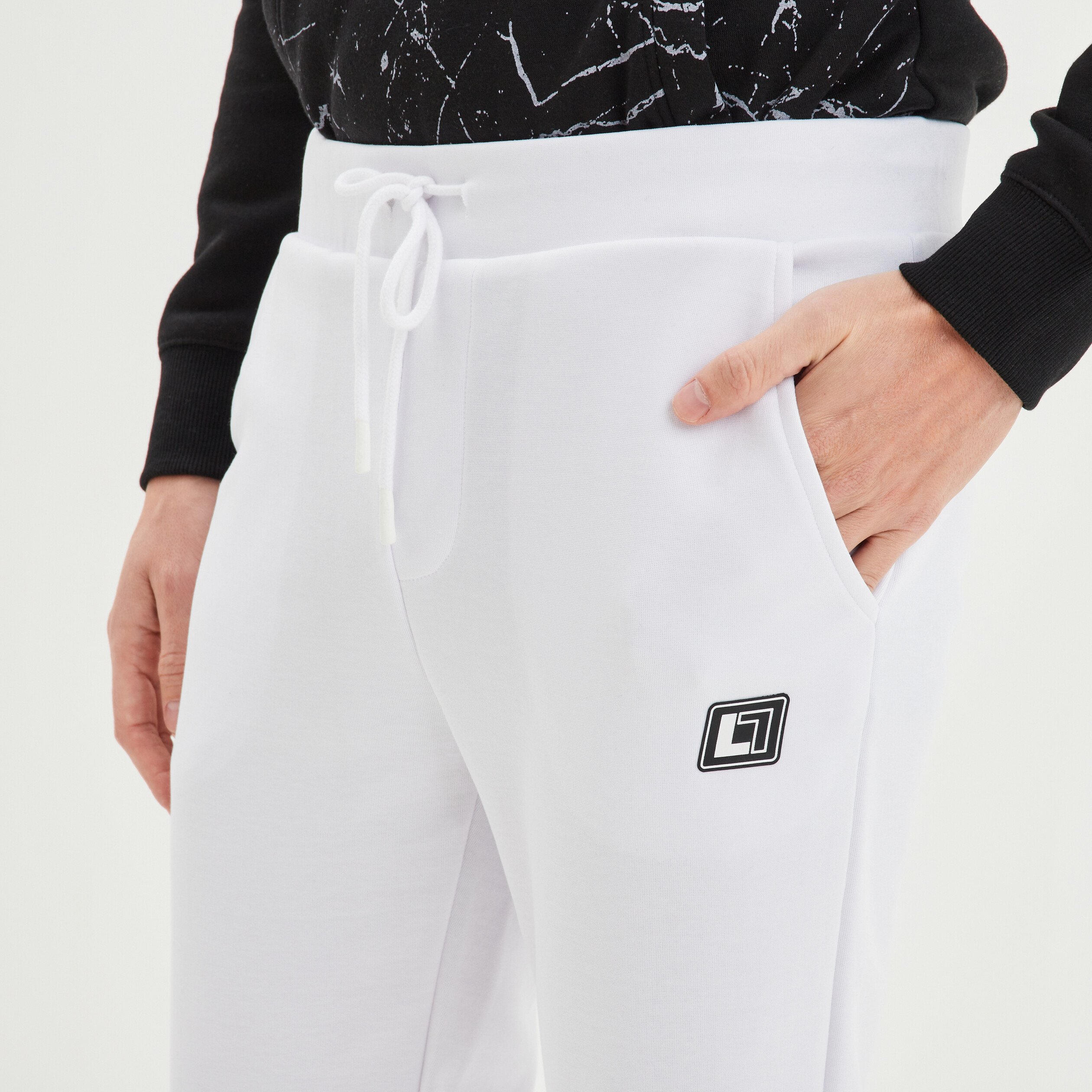 Pantalon de jogging slim Liberto blanc homme