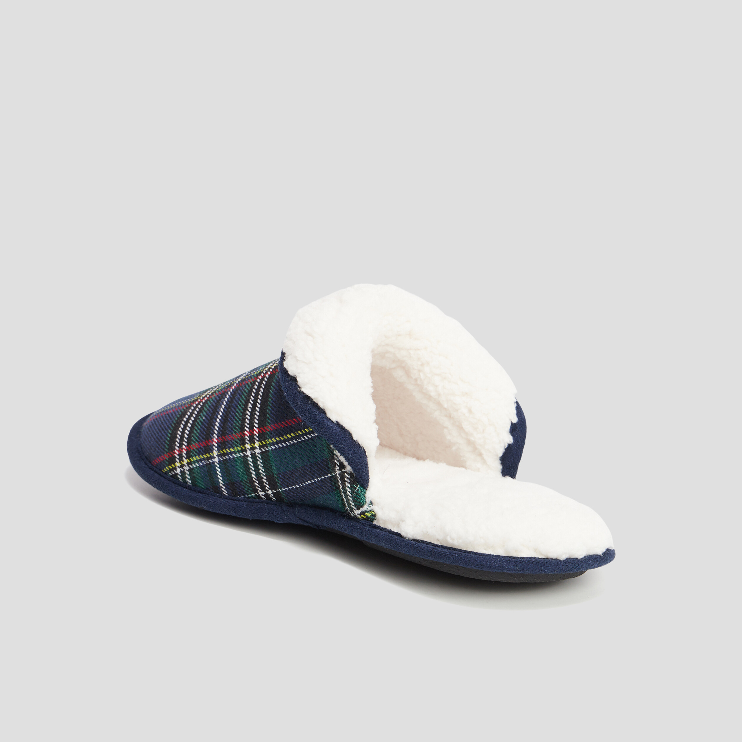 chaussons mules avec revers multicolore homme Chaussons mules avec revers multicolore homme